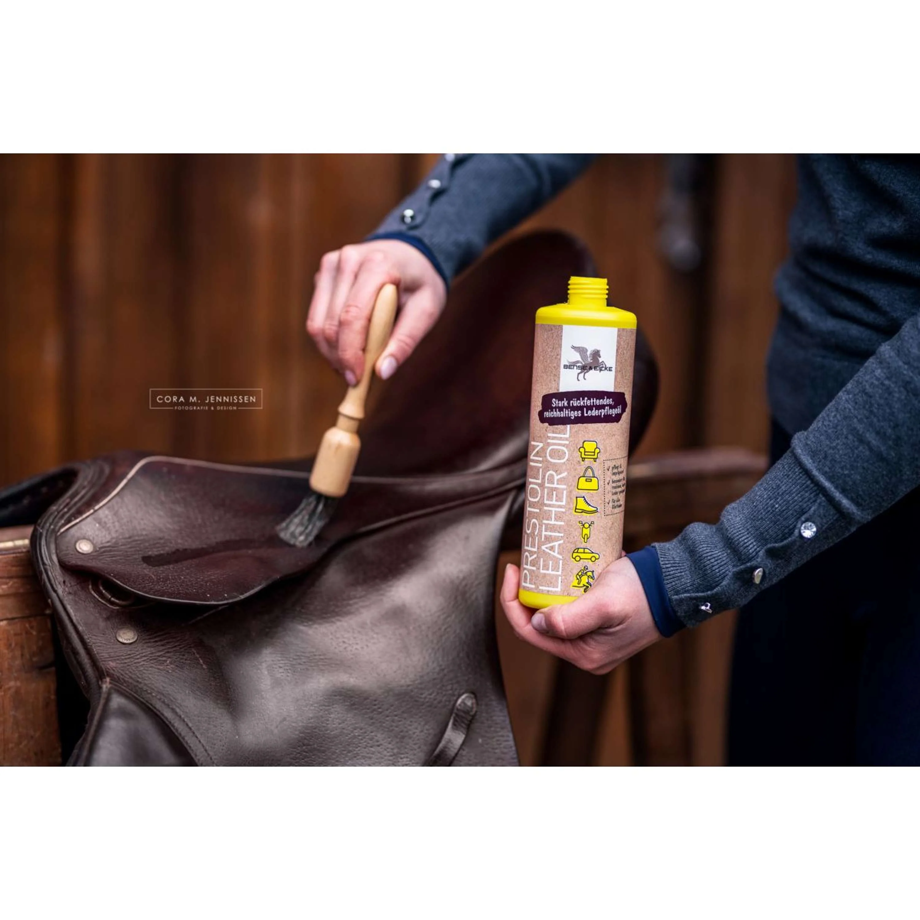 Bense & Eicke Huile pour Cuir Prestolin Nature - Image 3