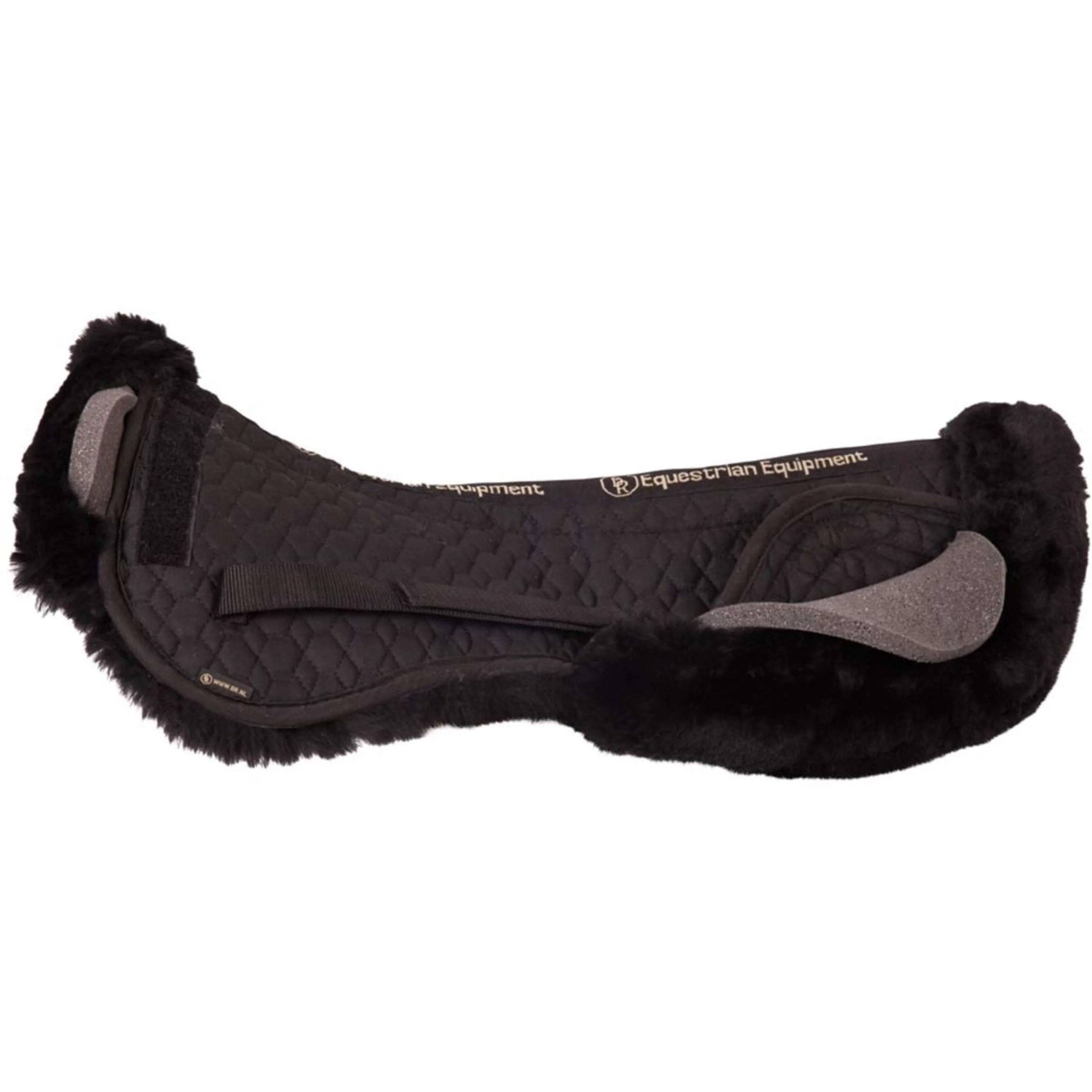 BR Amortisseur Sheepskin Coussins Noir - Image 2