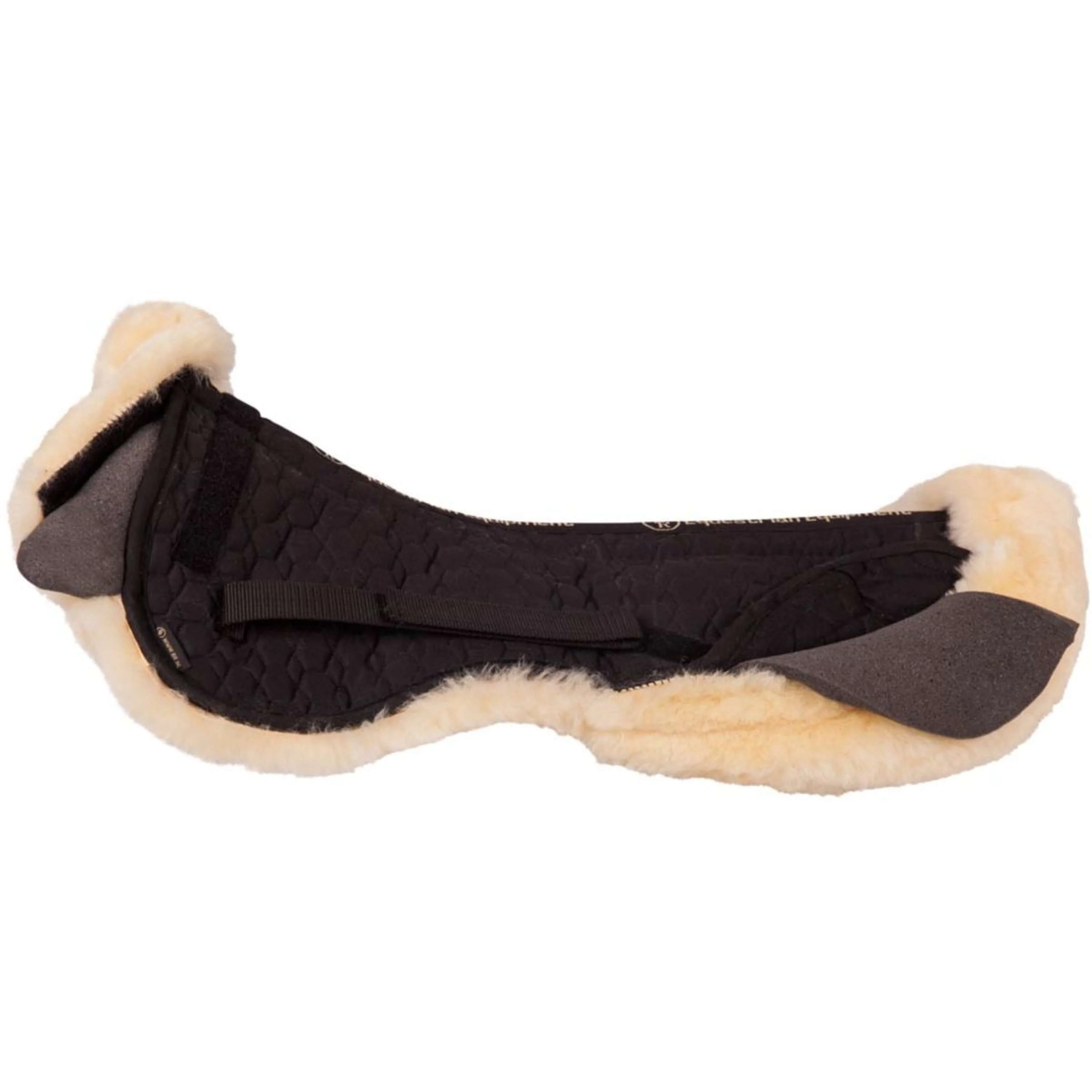 BR Amortisseur Sheepskin Coussins Noir/Naturel - Image 2