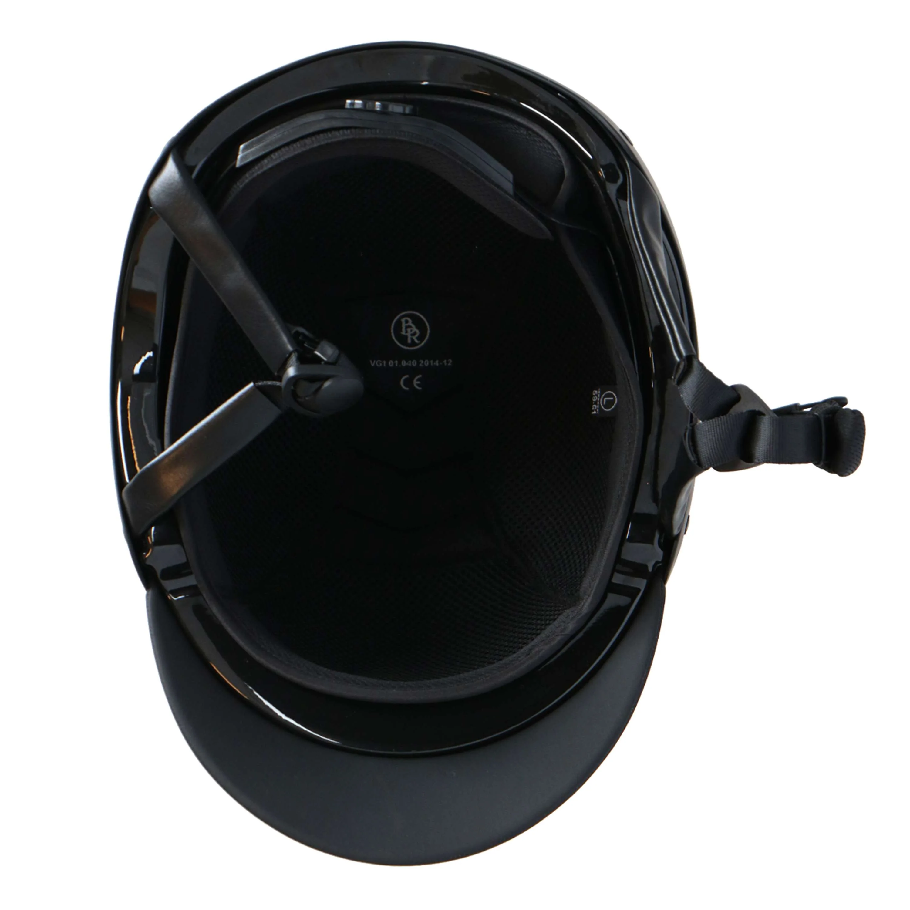 BR Bombe d’Équitation Lambda Glitter Noir/Métal - Image 10