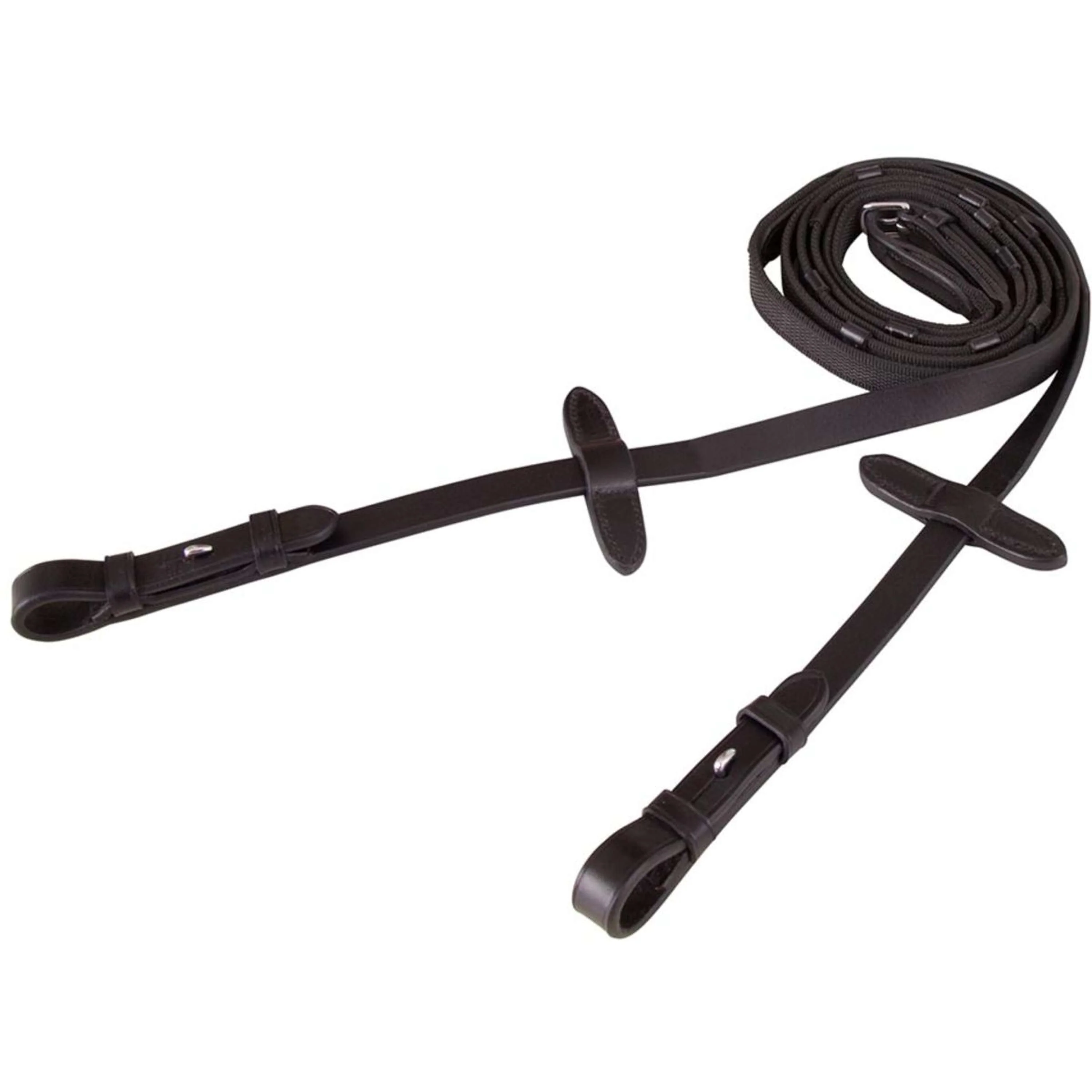 BR Rênes Linge 19mm Antidérapant Fermeture E Noir/Argent - Image 3