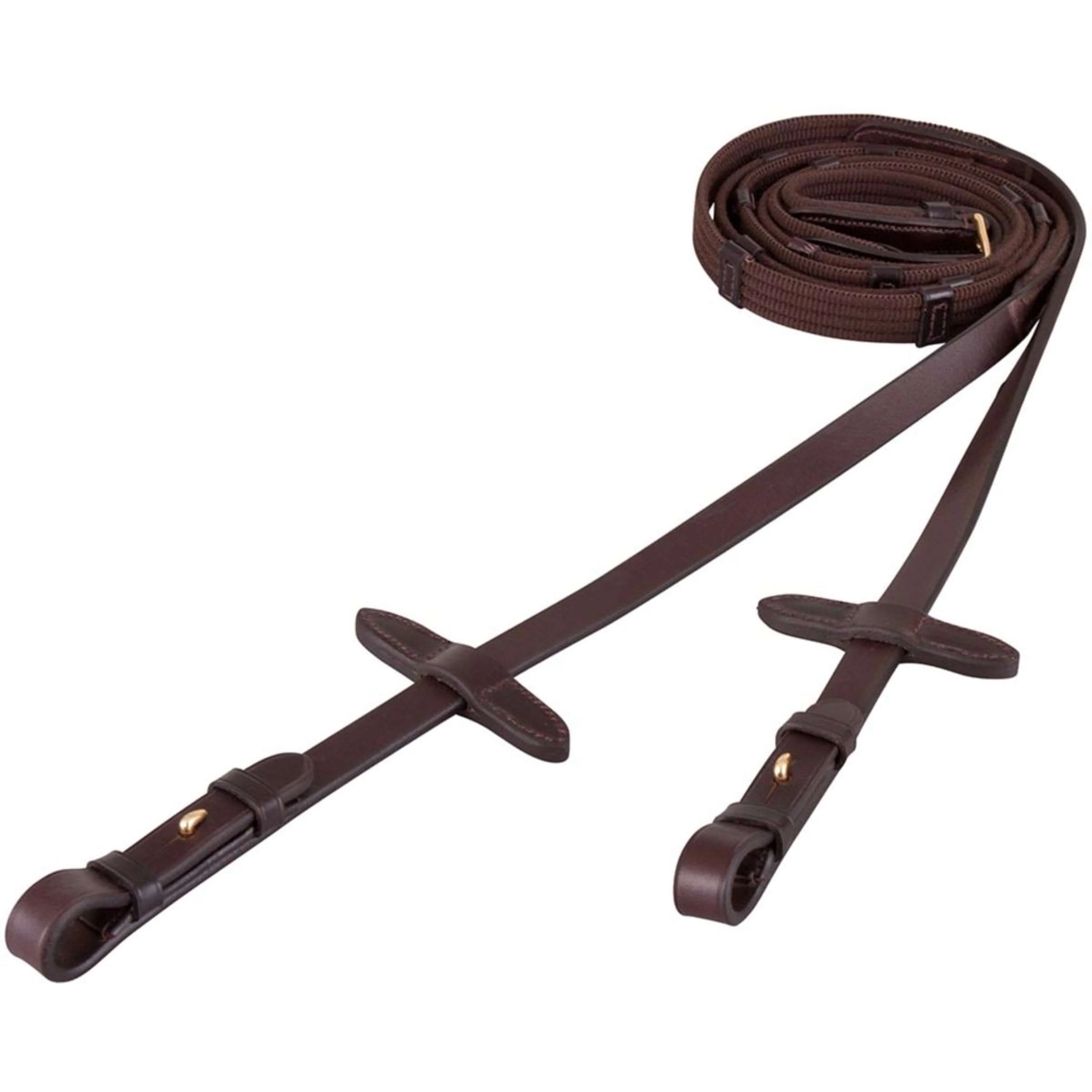 BR Rênes Linge 19mm Blind/Boucle Ronde Marron/or - Image 3