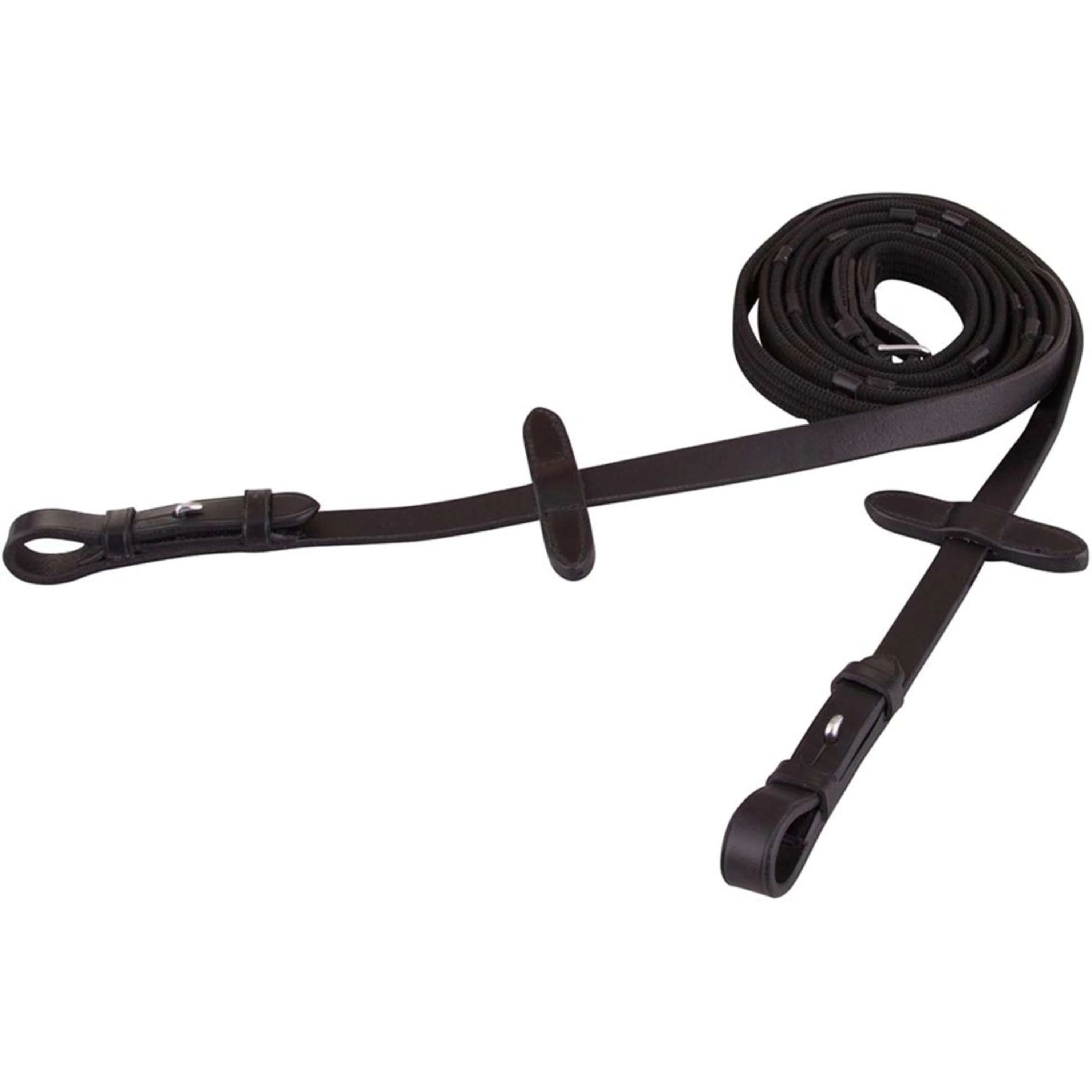 BR Rênes Linge 19mm Blind/Boucle Ronde Noir/Argent - Image 3