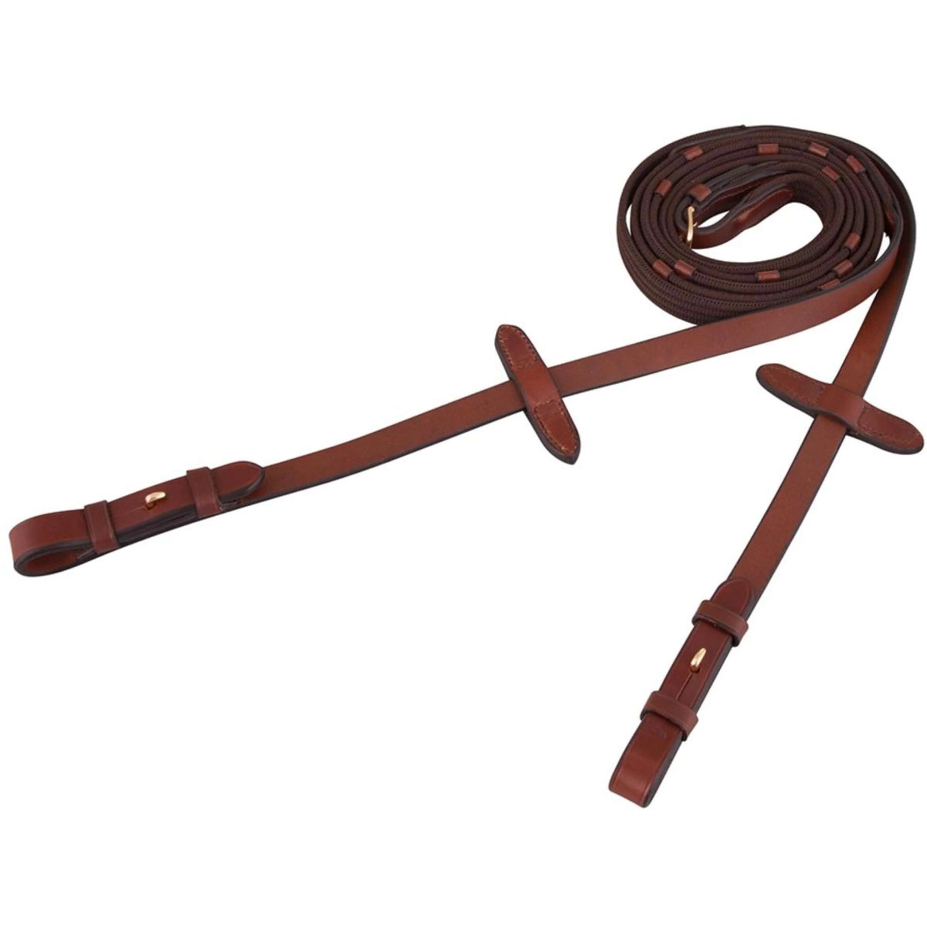 BR Rênes Linge 19mm Blind/Boucle Ronde Tobacco/gold - Image 3