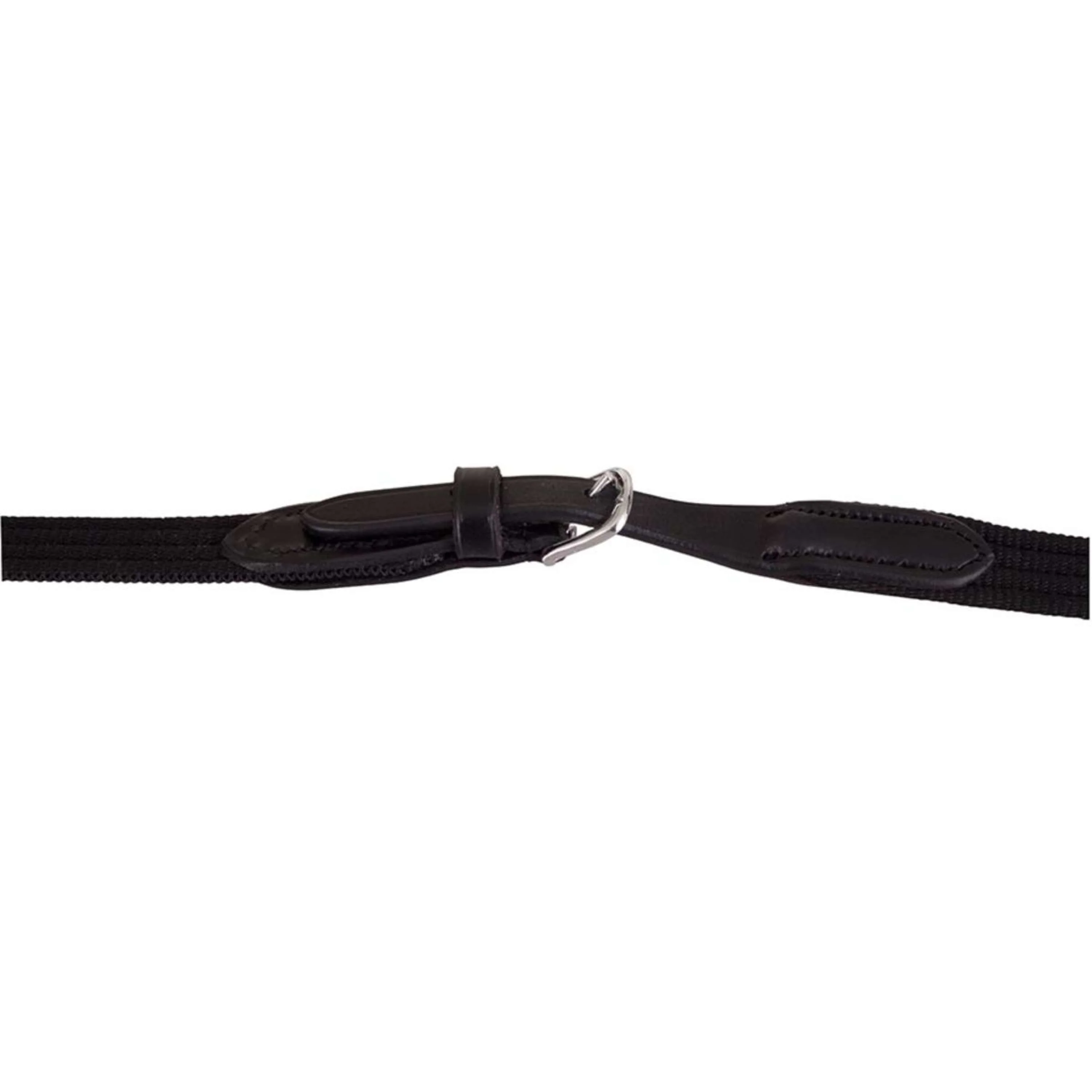 BR Rênes Linge 19mm Boucles Rondes Noir/Argent - Image 2