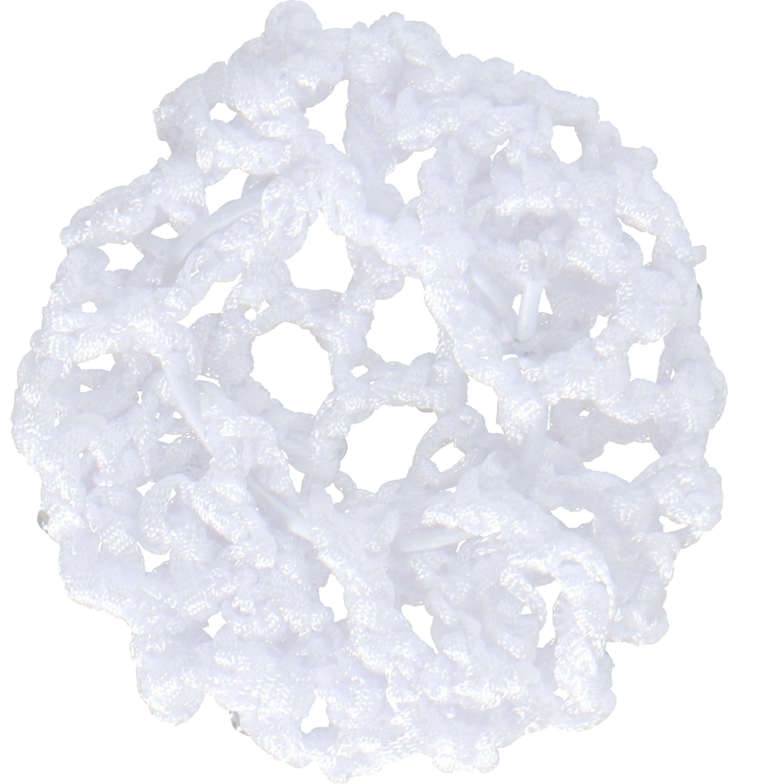 BR Filet à Cheveux avec Grandes Mailles et Pierres Diamant Blanc - Image 2