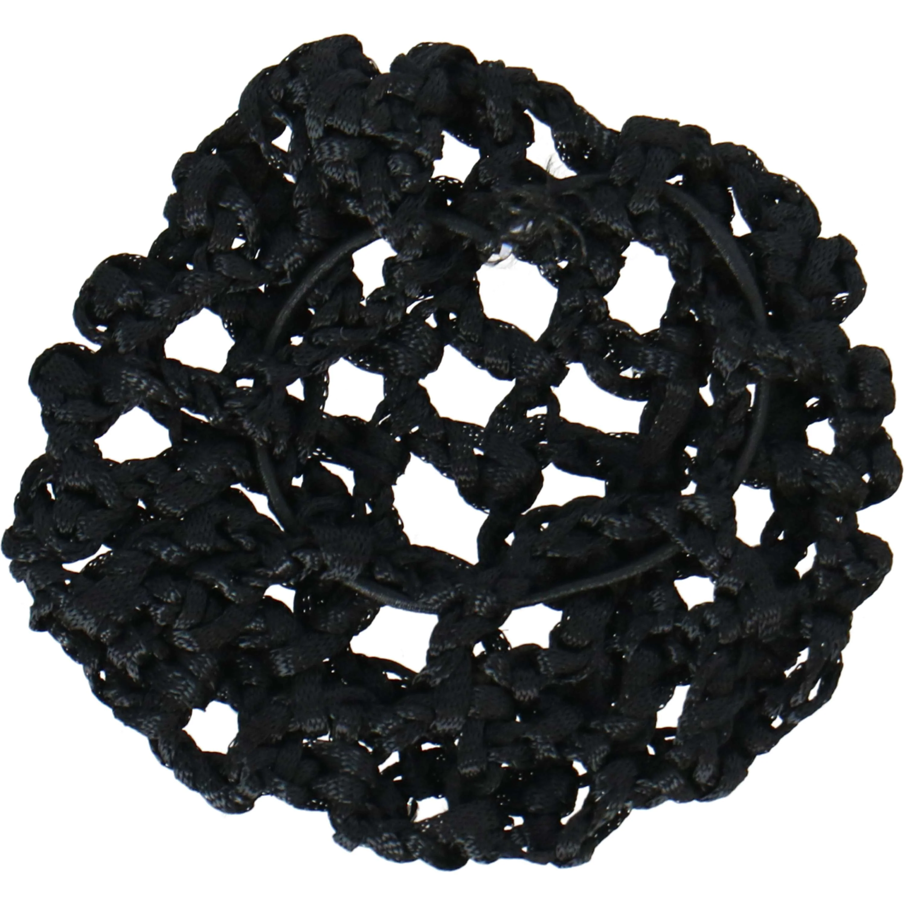 BR Filet à Cheveux avec Grandes Mailles et Pierres Diamant Noir - Image 2