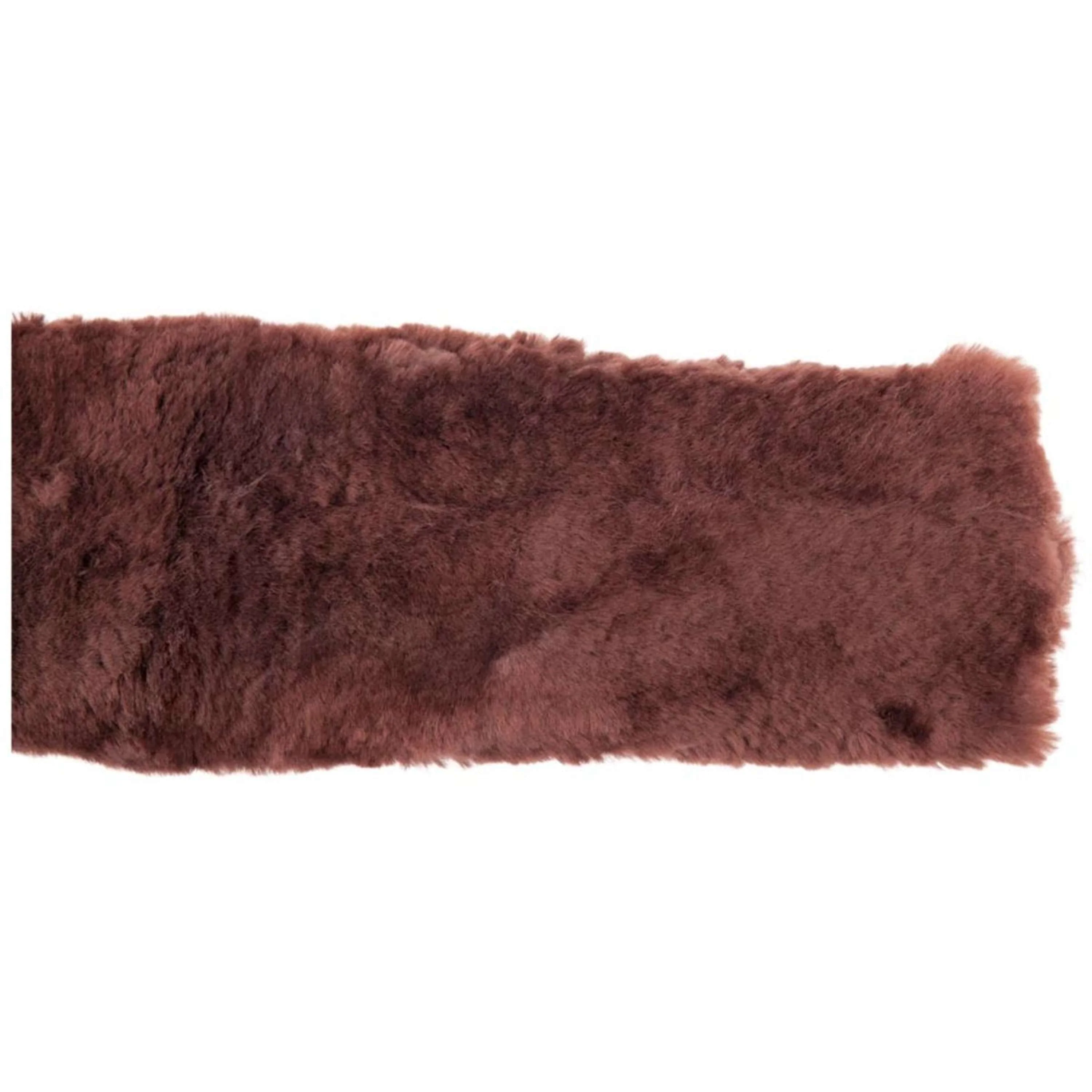 BR Housse de Sangle Dressage Peau de Mouton Marron - Image 2