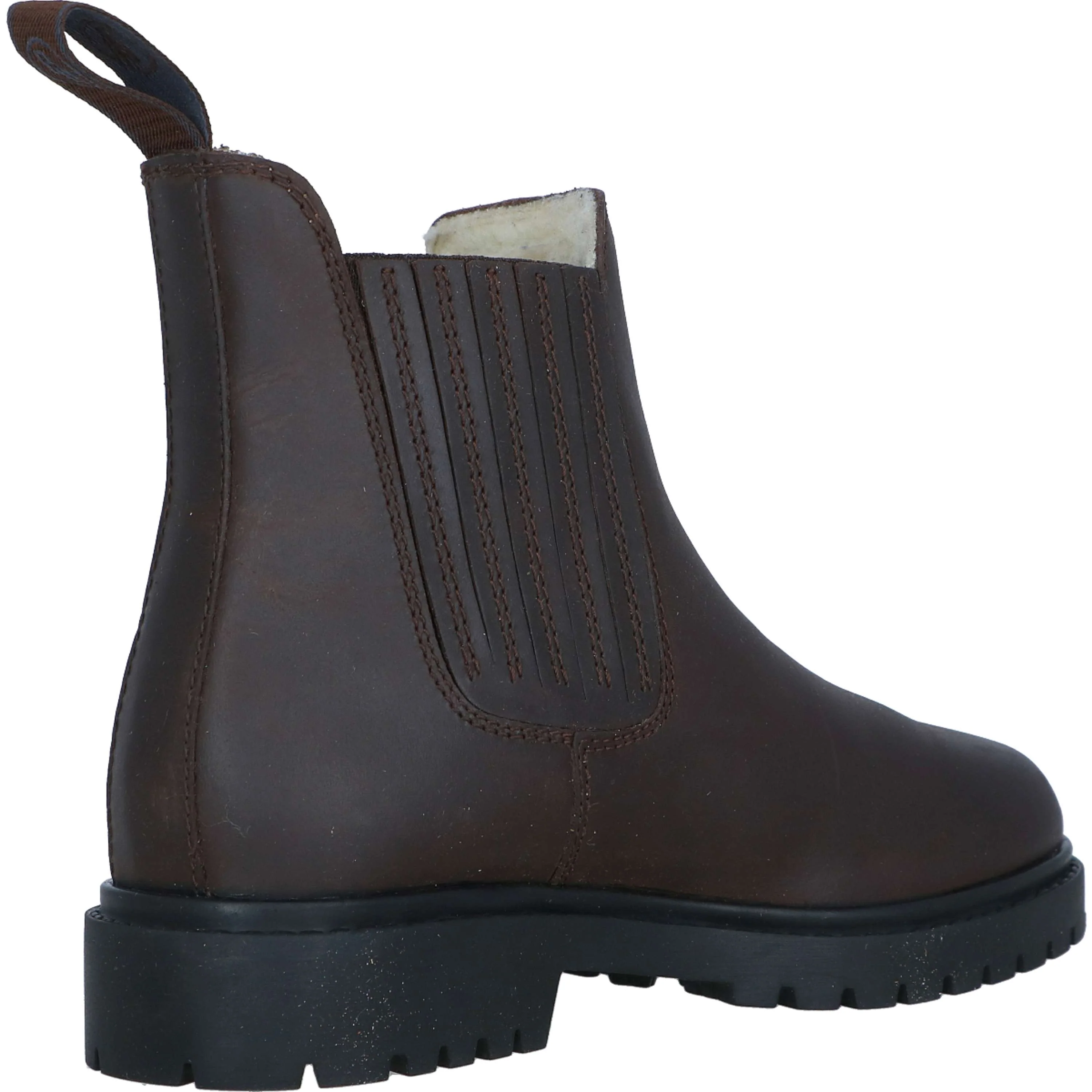 BR Jodhpurs d'Hiver Alaska II Nubuck avec Semelle Caoutchouc Marron - Image 4