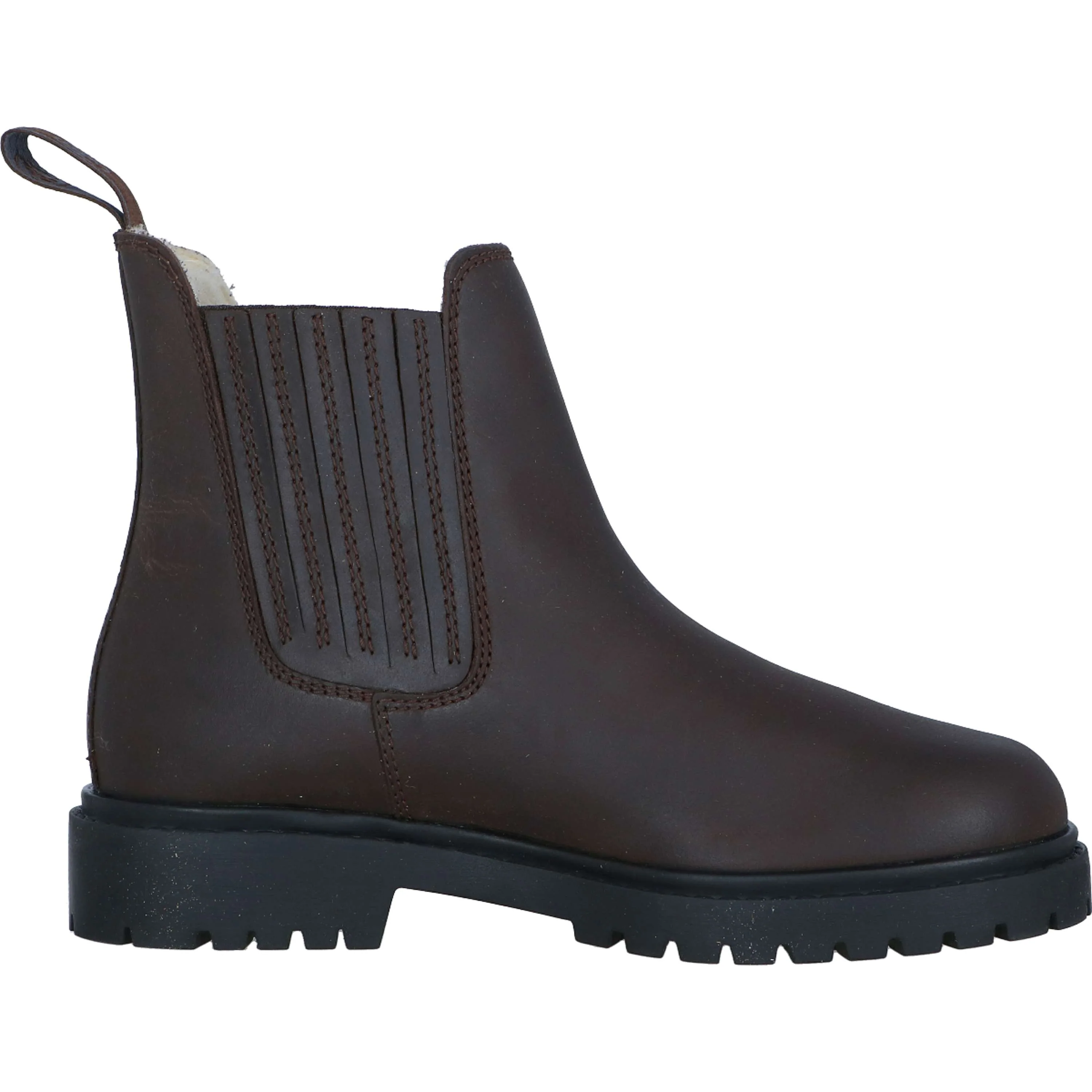 BR Jodhpurs d'Hiver Alaska II Nubuck avec Semelle Caoutchouc Marron - Image 5