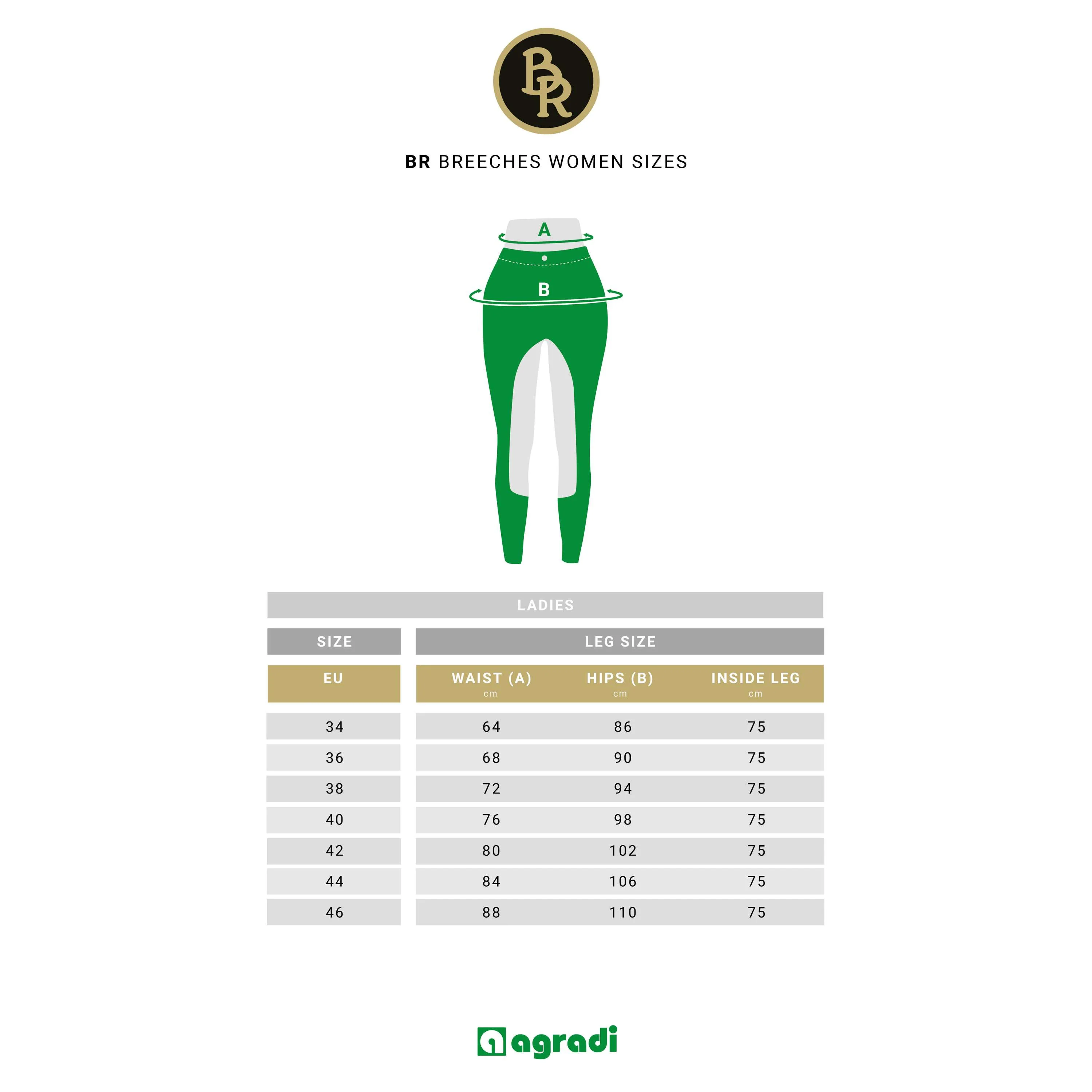 BR Legging d'Équitation CLX Full Grip Sea Spine - Image 2
