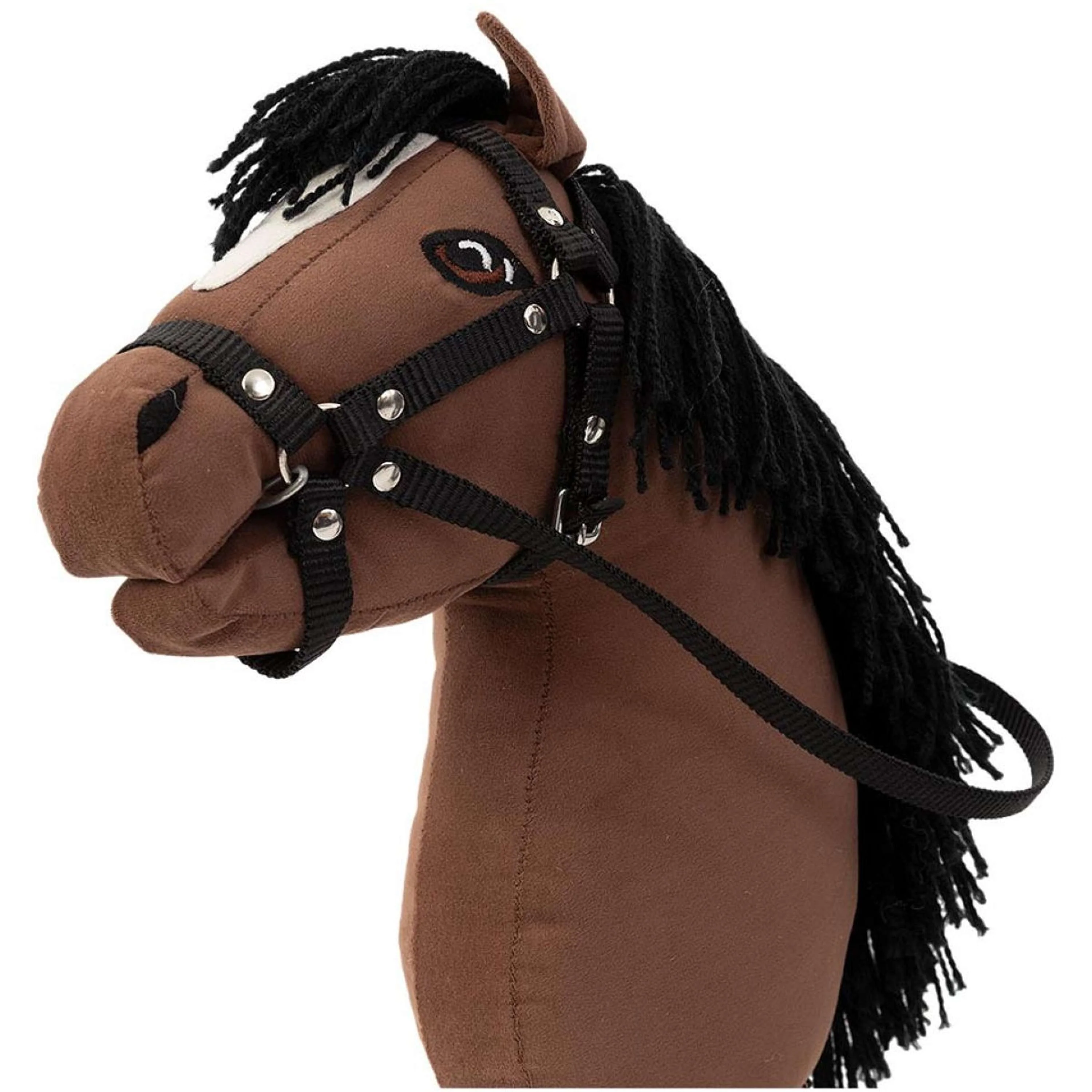 BR Mini Horse Hobby Horse à Roulettes Marron - Image 2