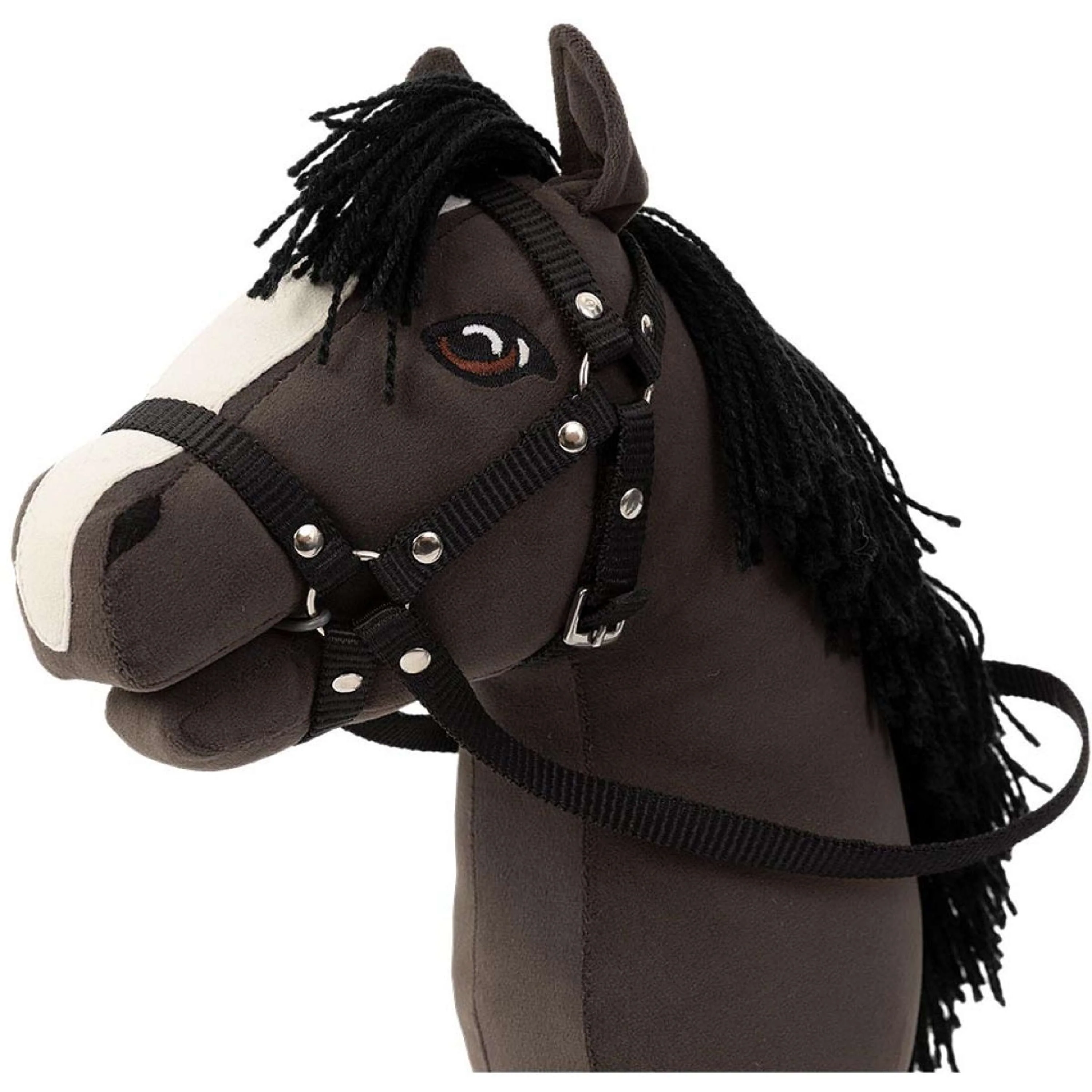 BR Mini Horse Hobby Horse à Roulettes Noir - Image 2
