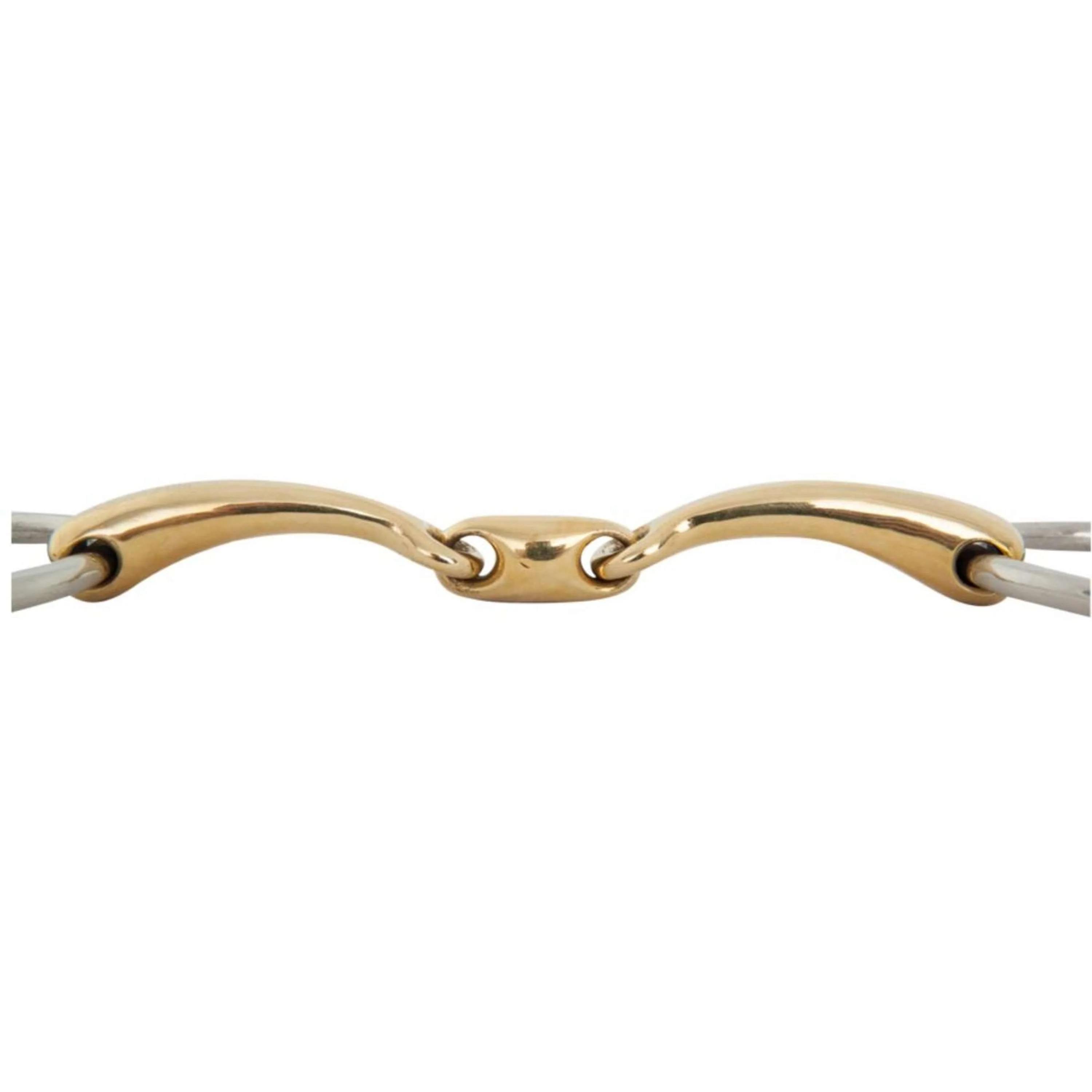BR Mors de Filet Soft Contact Double Brisure 10mm - Image 2