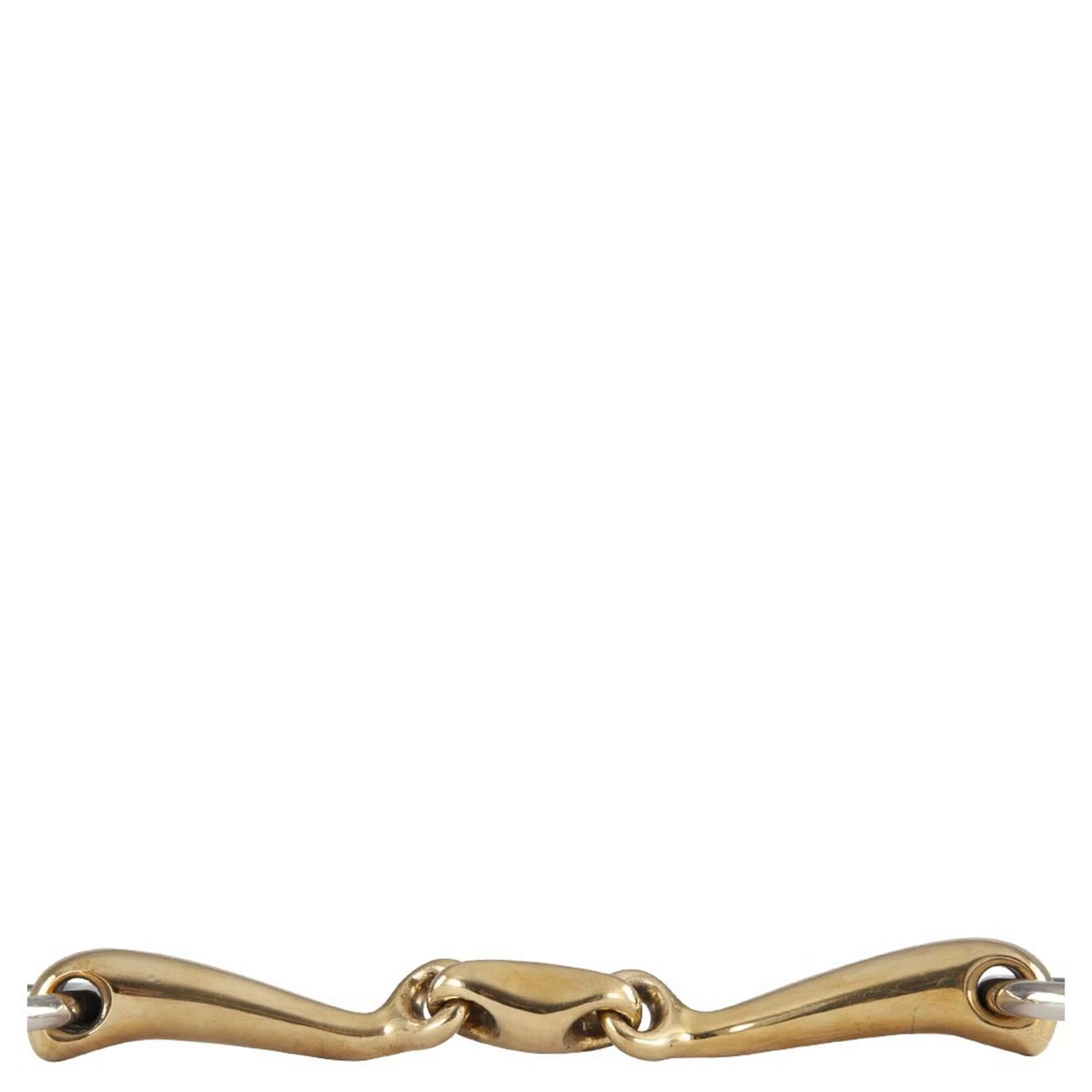 BR Mors de Filet Soft Contact Double Brisure Incurvé 14mm - Image 2
