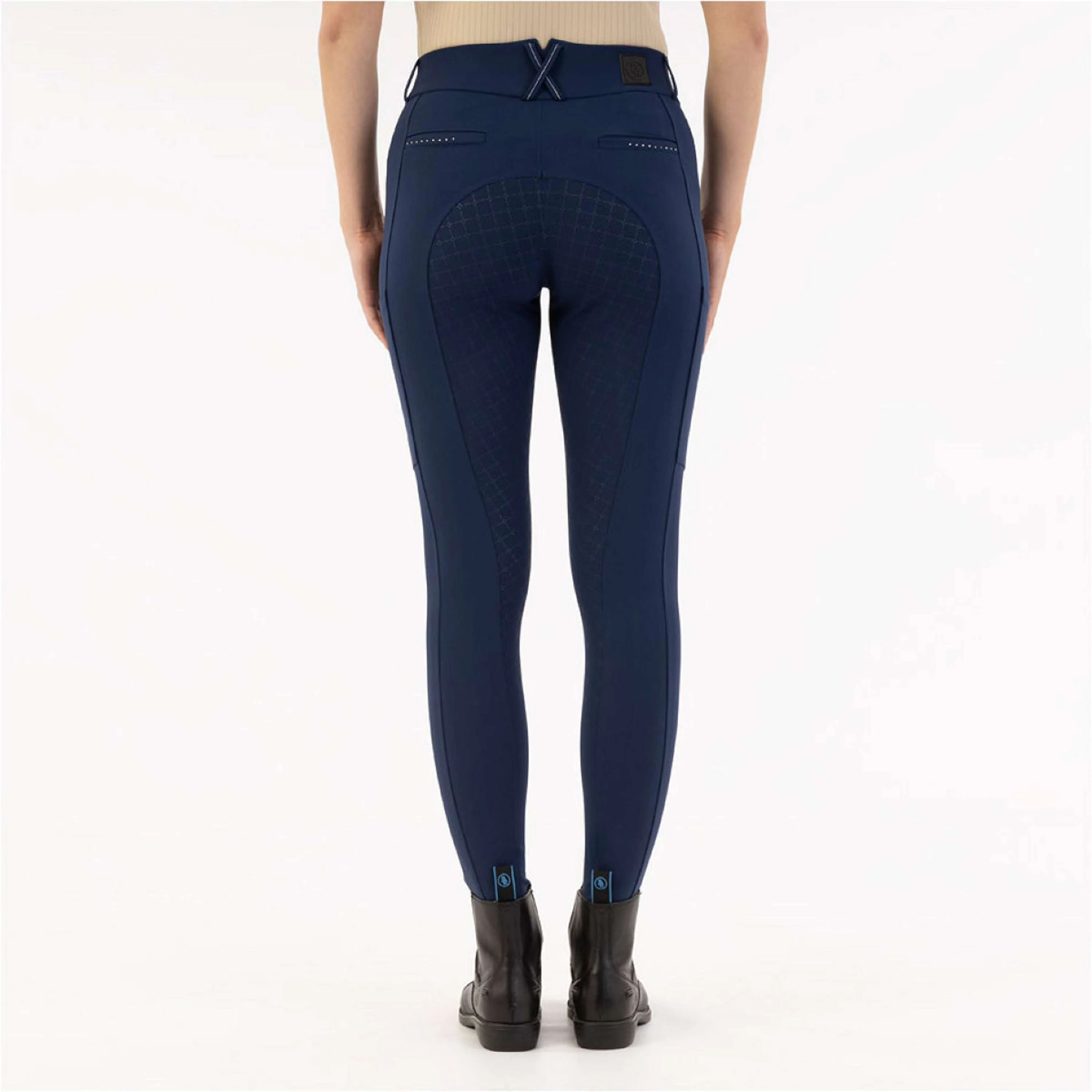BR Pantalon d'Équitation Kelsey Full Grip Pageant Blue - Image 3