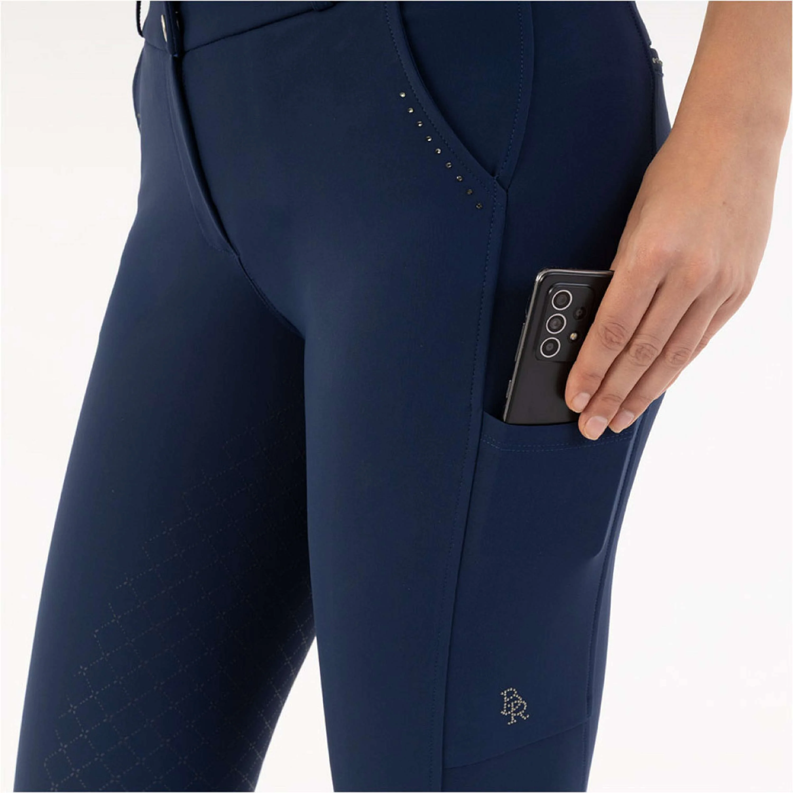 BR Pantalon d'Équitation Kelsey Full Grip Pageant Blue - Image 5