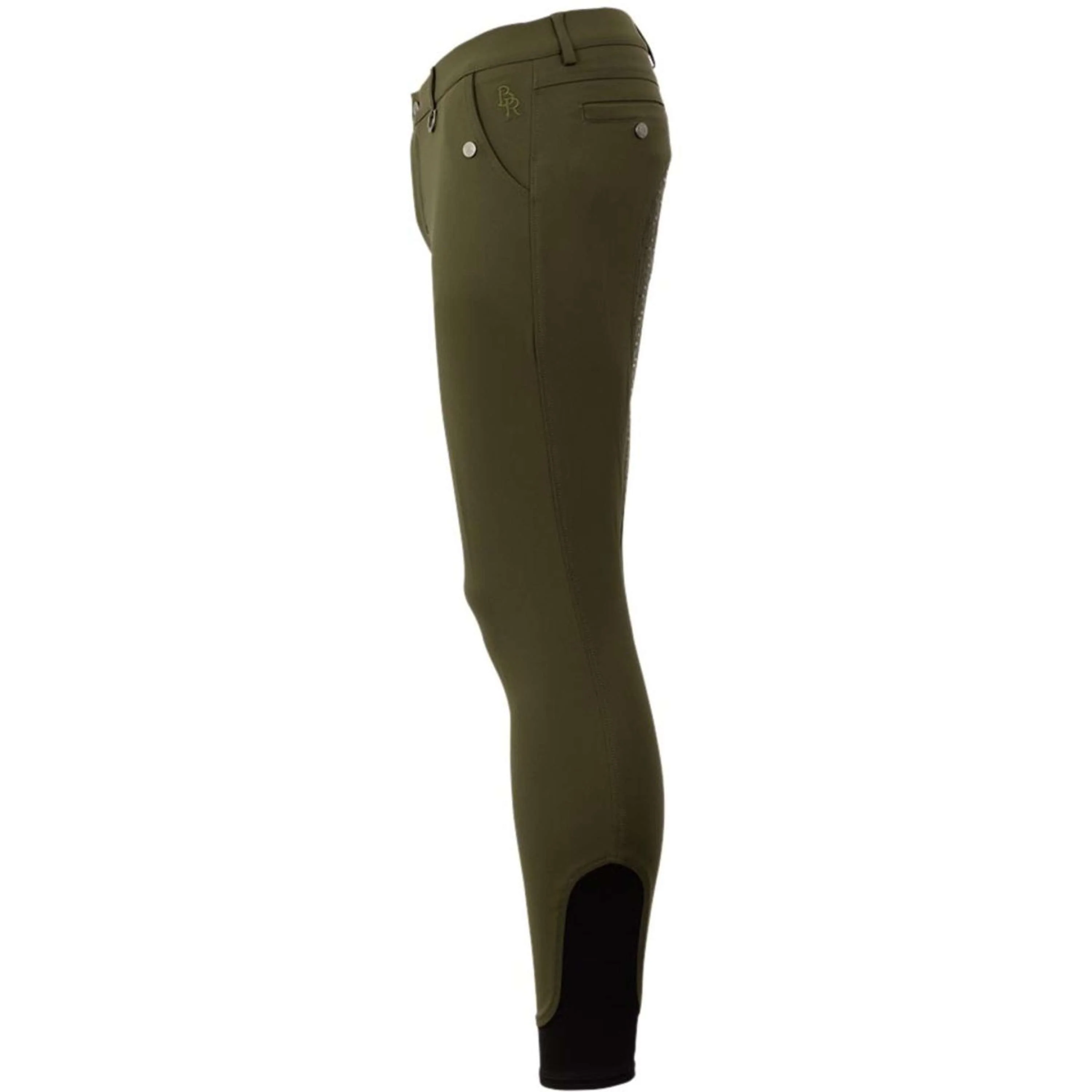 BR Pantalon d'Équitation Maikel Silicone Fond de Peau Forest Green - Image 3