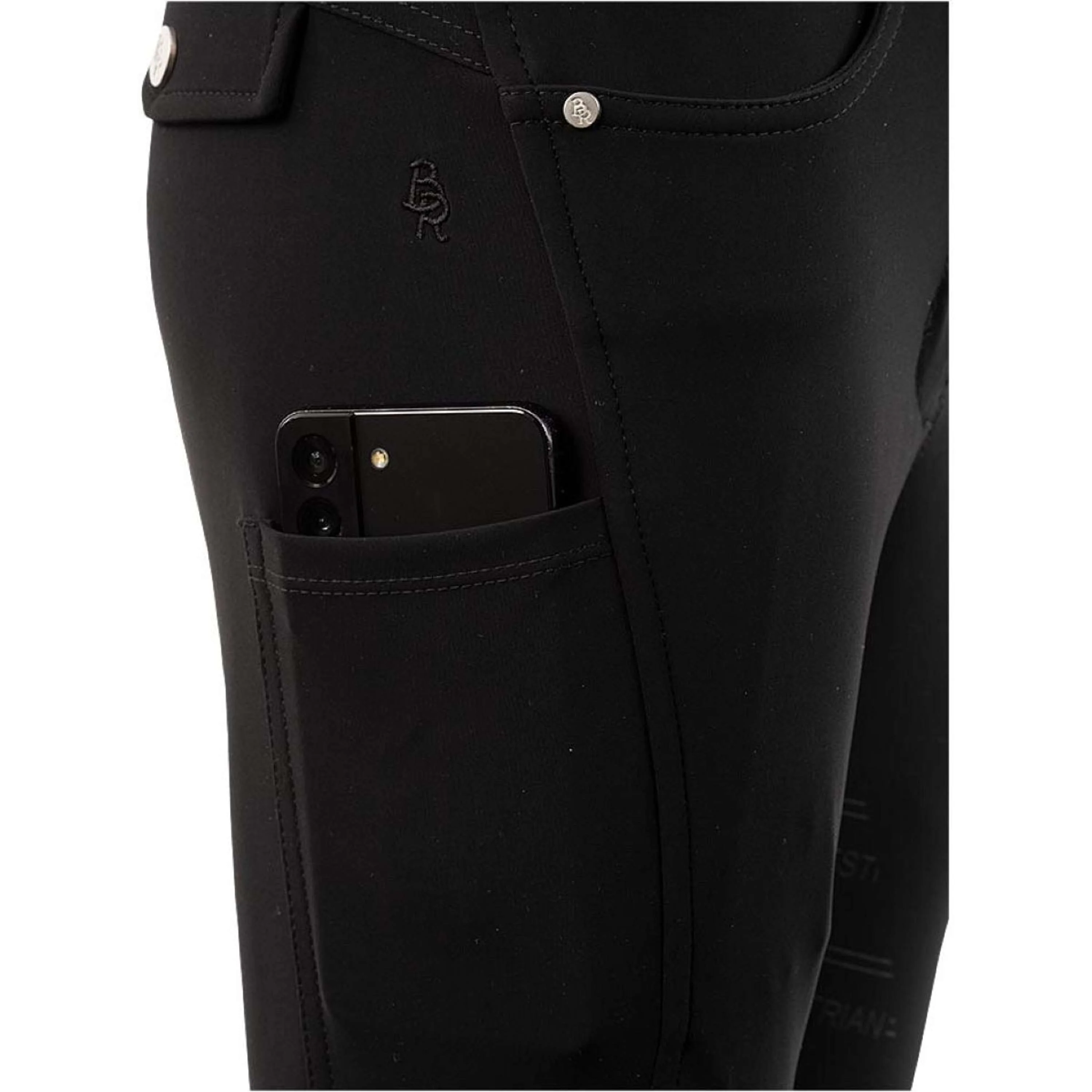 BR Pantalon d'Équitation Mikai Full Grip Meteorite - Image 4