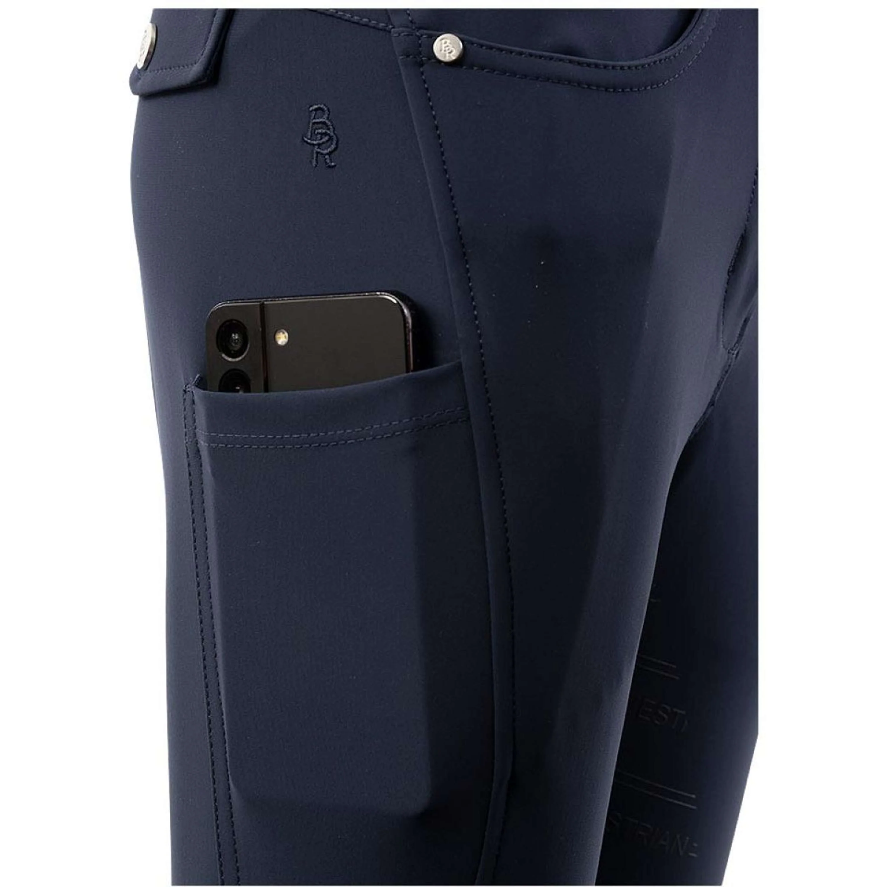 BR Pantalon d'Équitation Mikai Full Grip Navy Blazer - Image 4