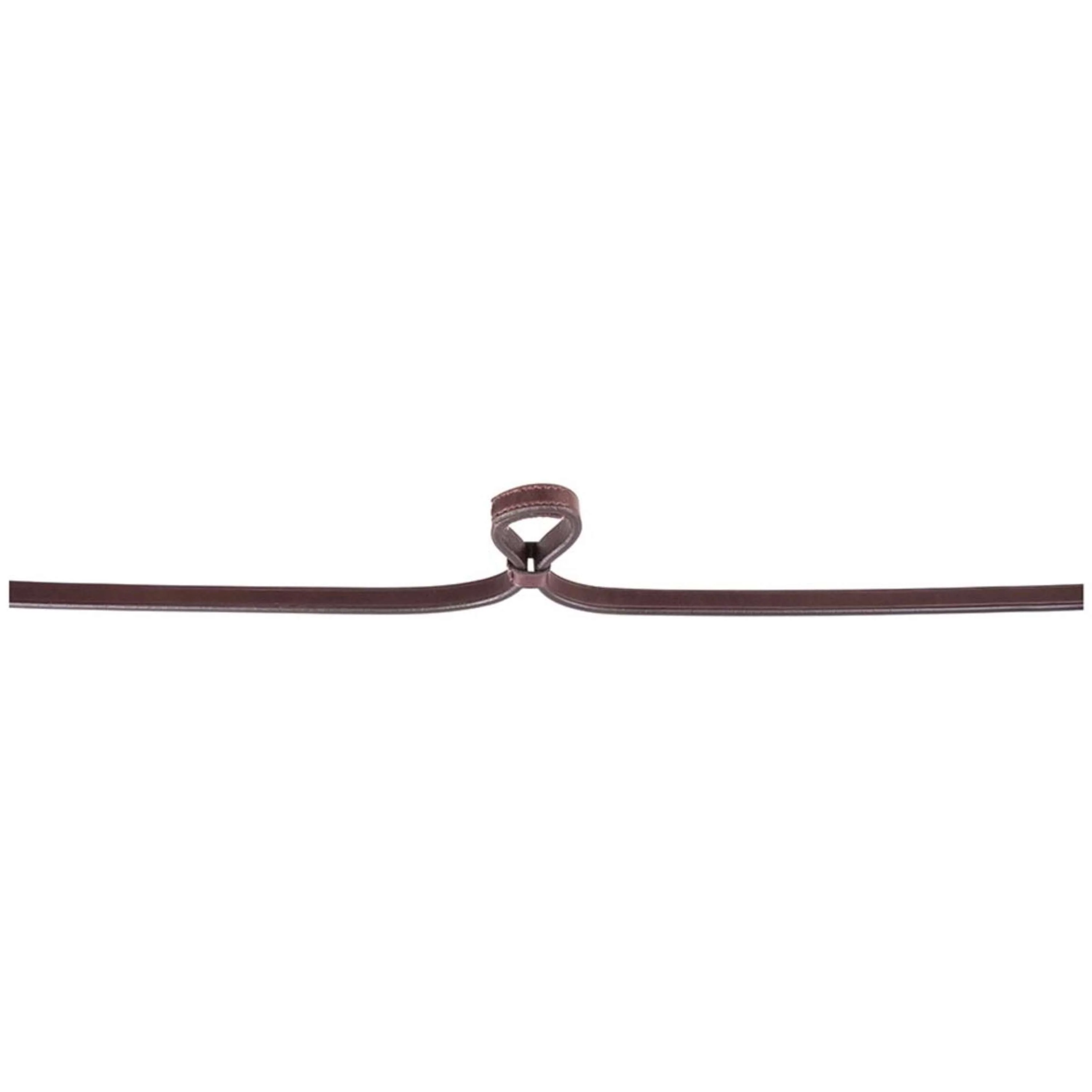 BR Rênes de Dressage Cuir Fermé 13mm Blind Marron/Argent - Image 2