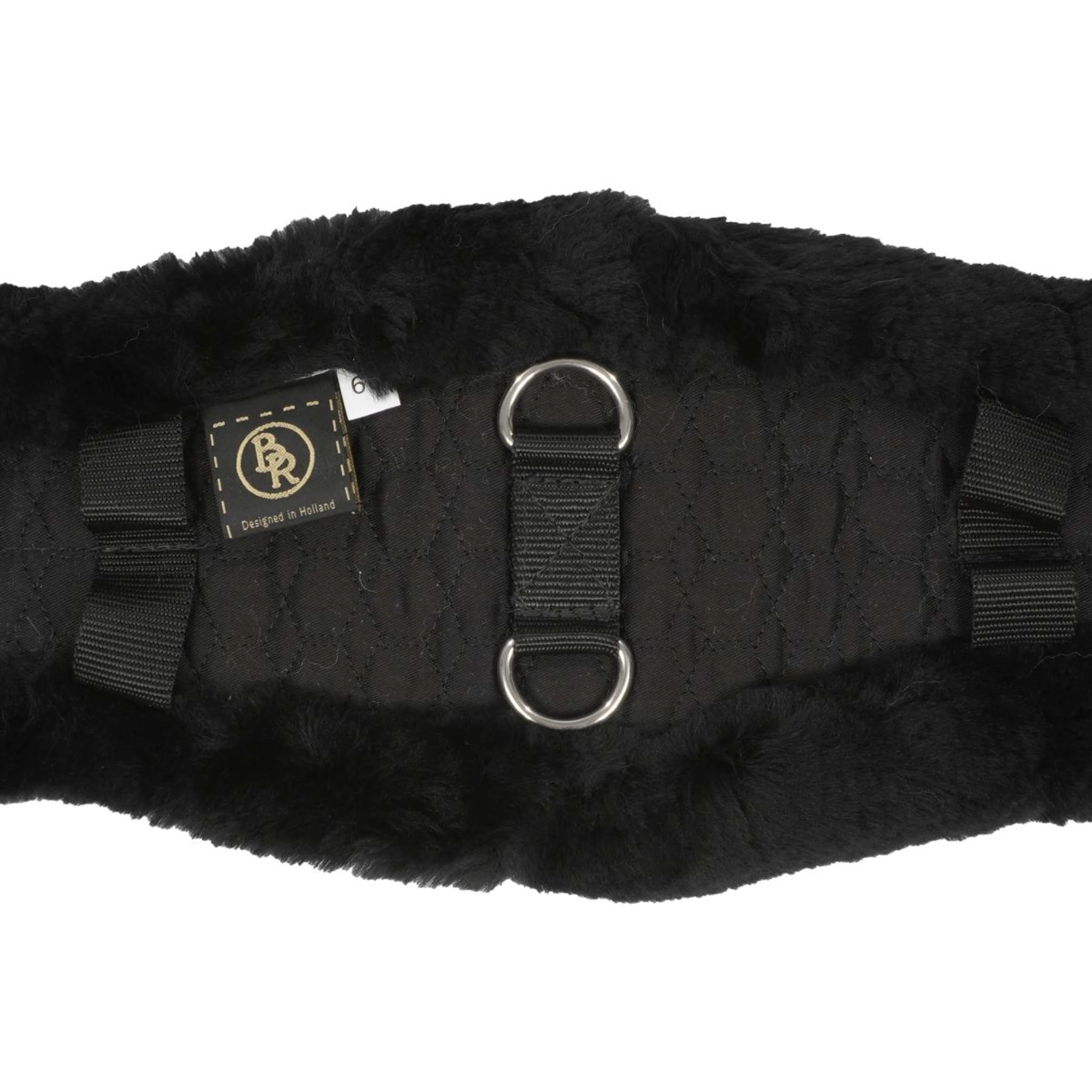 BR Sangle de Dressage Anatomique Sheepskin Noir - Image 4