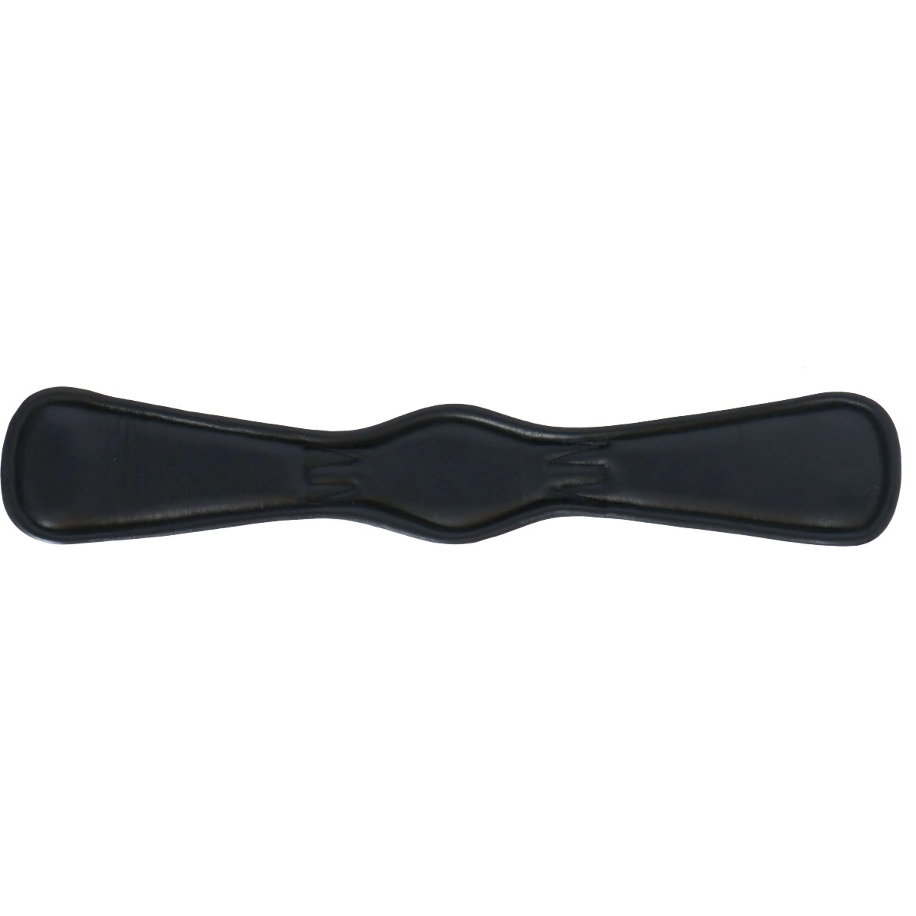 BR Sangle de Dressage Durham 2 Côtés Élastique Noir/Argent - Image 2