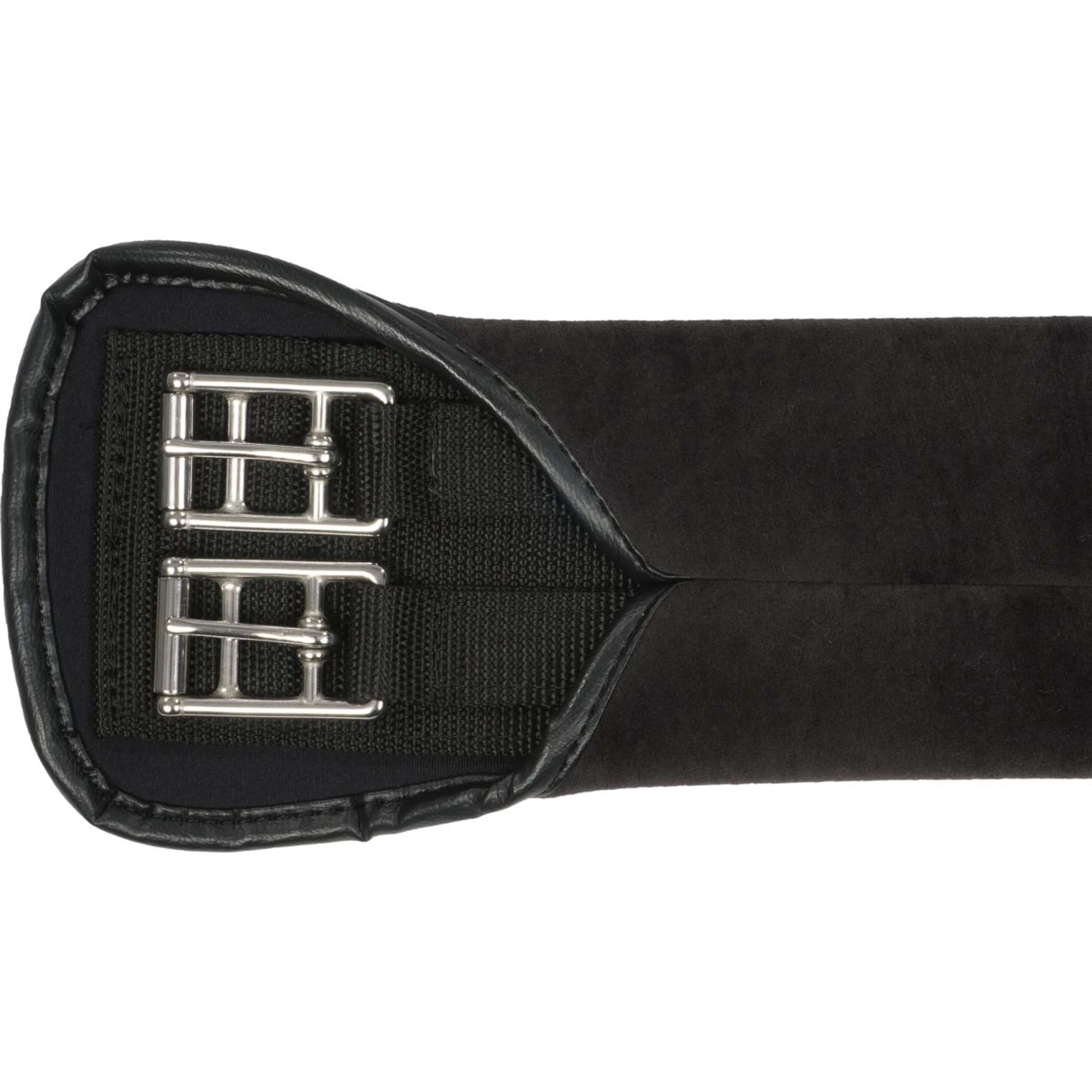 BR Sangle de Dressage Néoprène /Velours SS Boucles Noir - Image 3