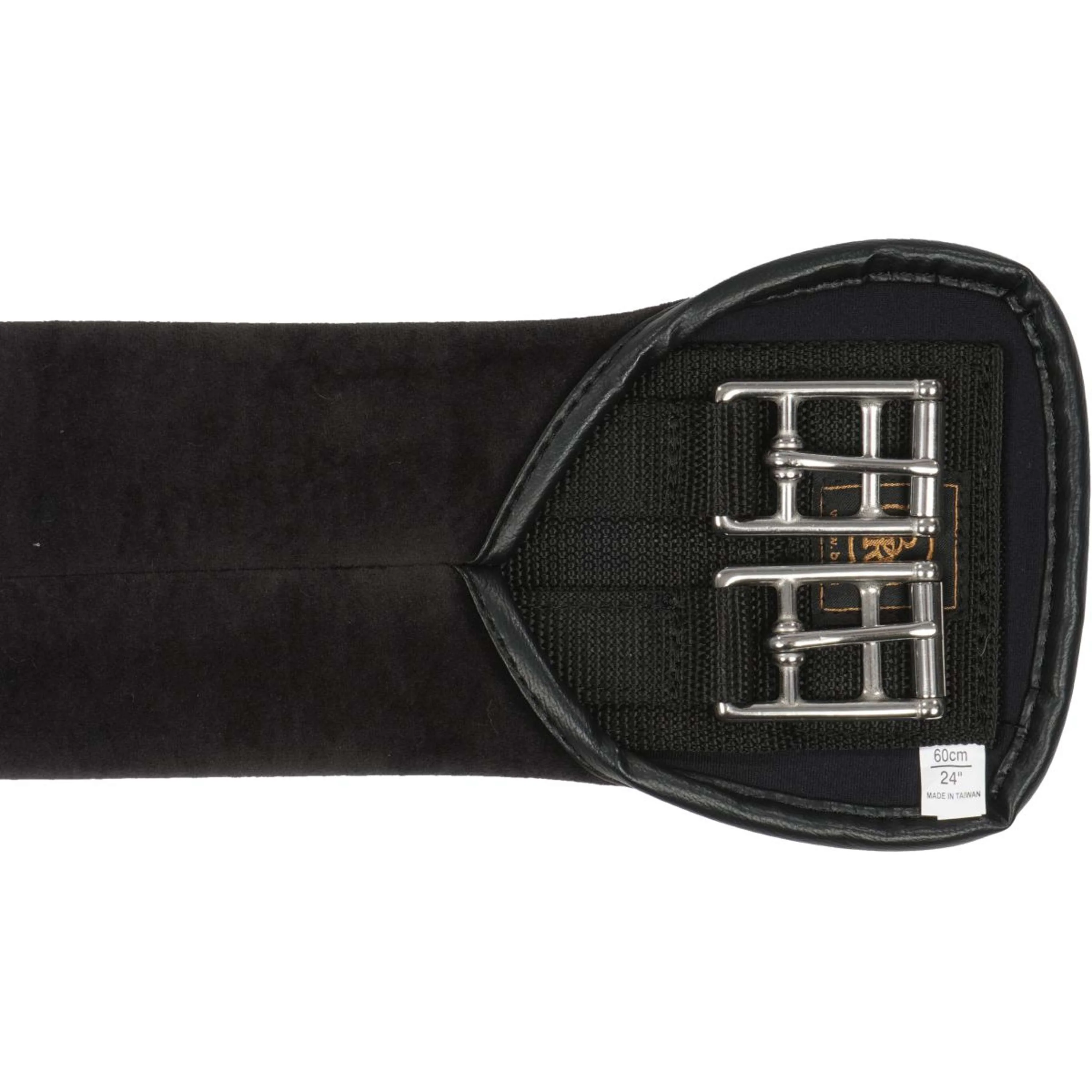 BR Sangle de Dressage Néoprène /Velours SS Boucles Noir - Image 5