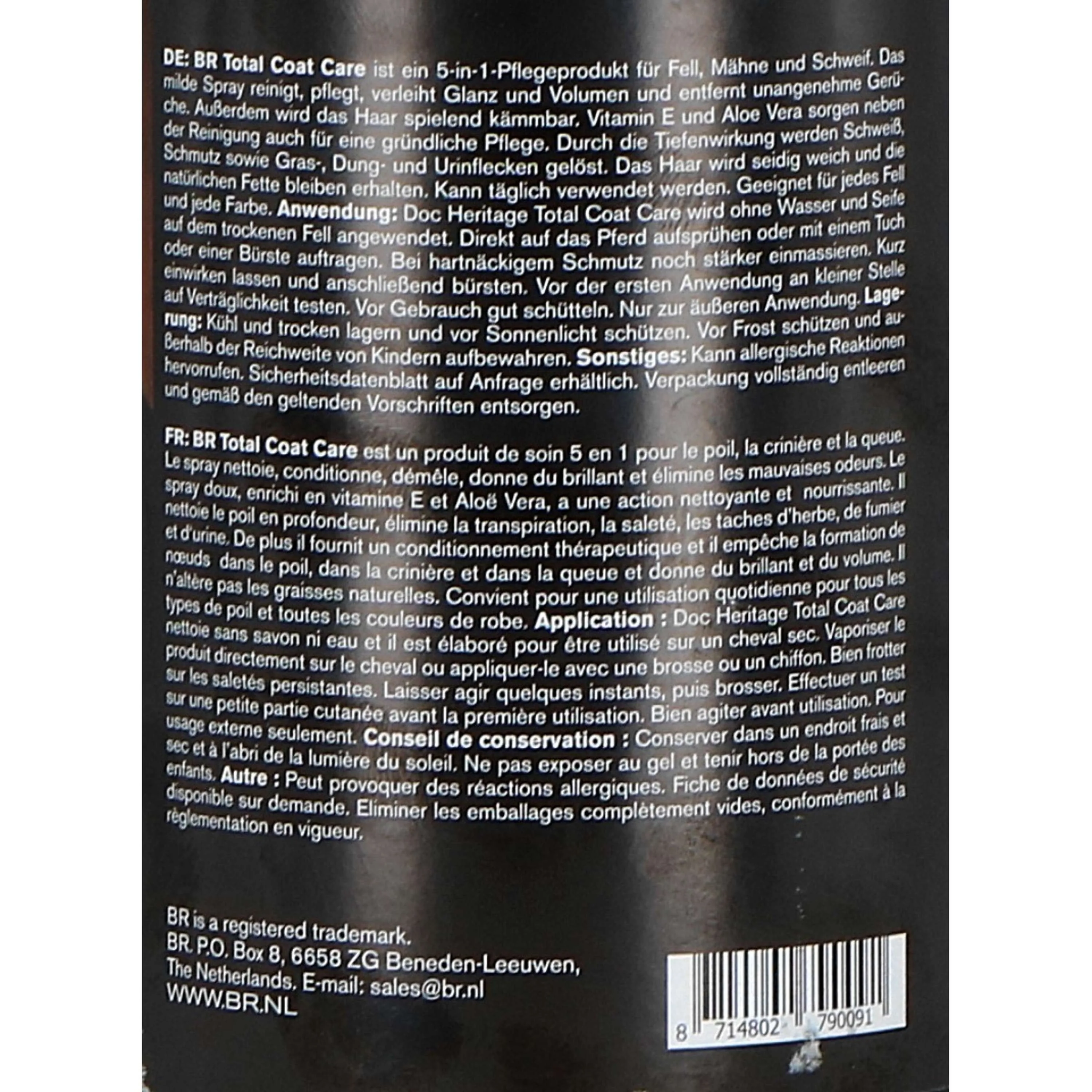 BR Spray Soin Pelage Total Coat Care Spray - Image 3