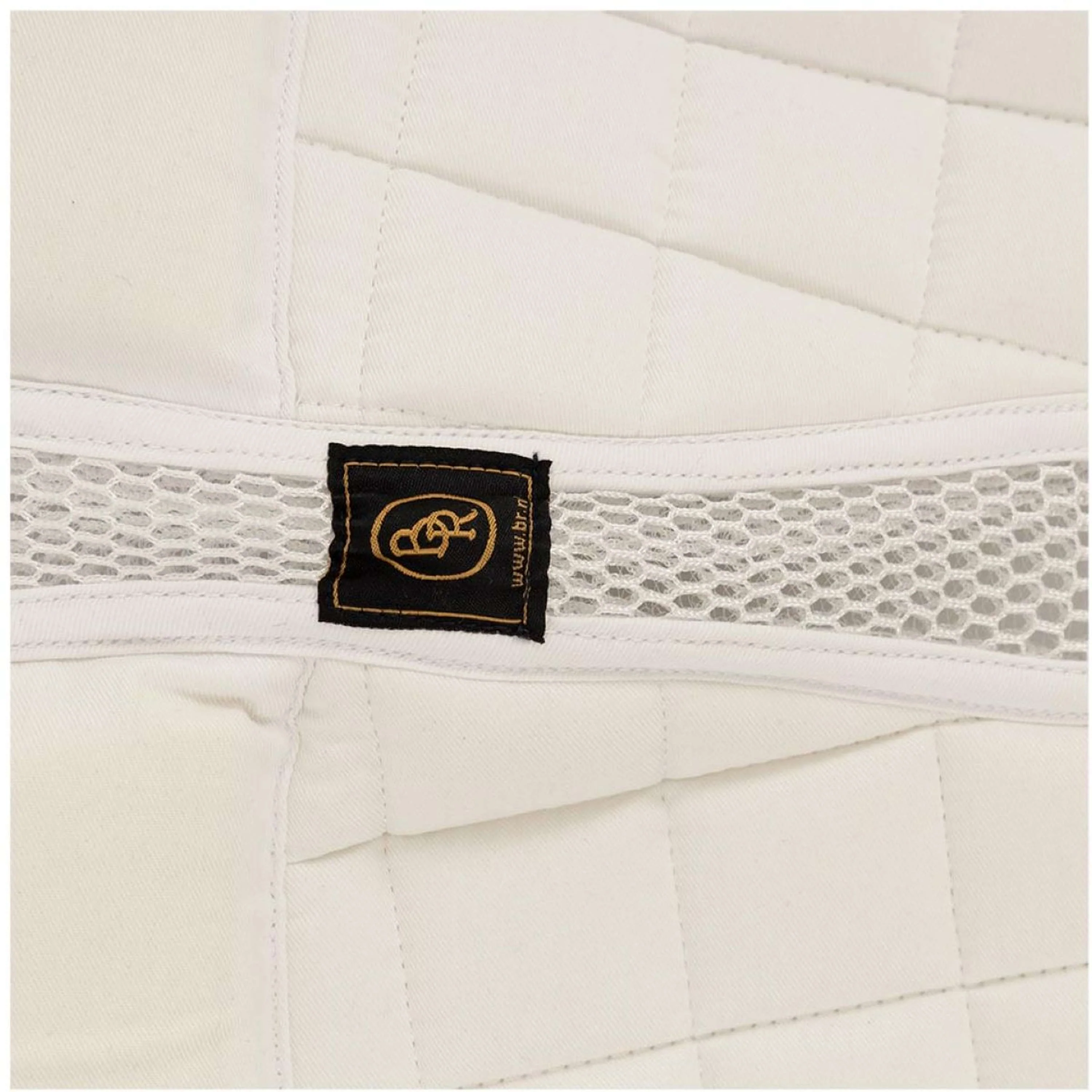BR Tapis de Selle C-Wear Saltillo Dressage Blanc - Image 3