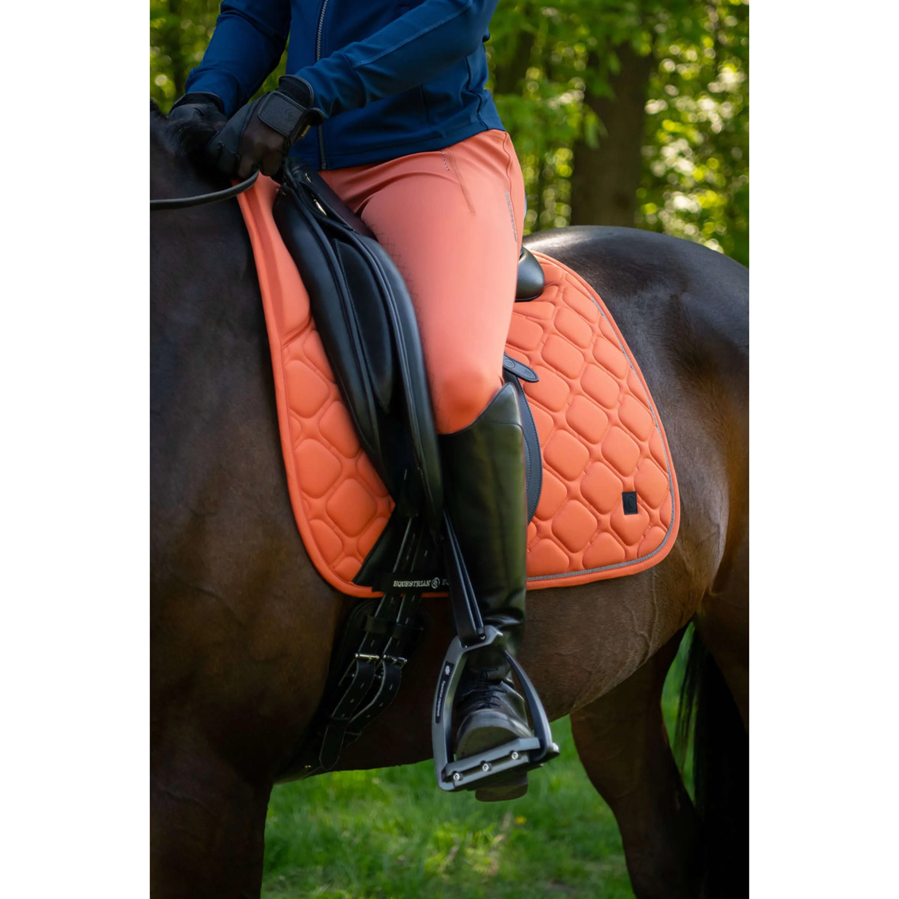 BR Tapis de Selle Knox Dressage Mecca Orange - Image 2