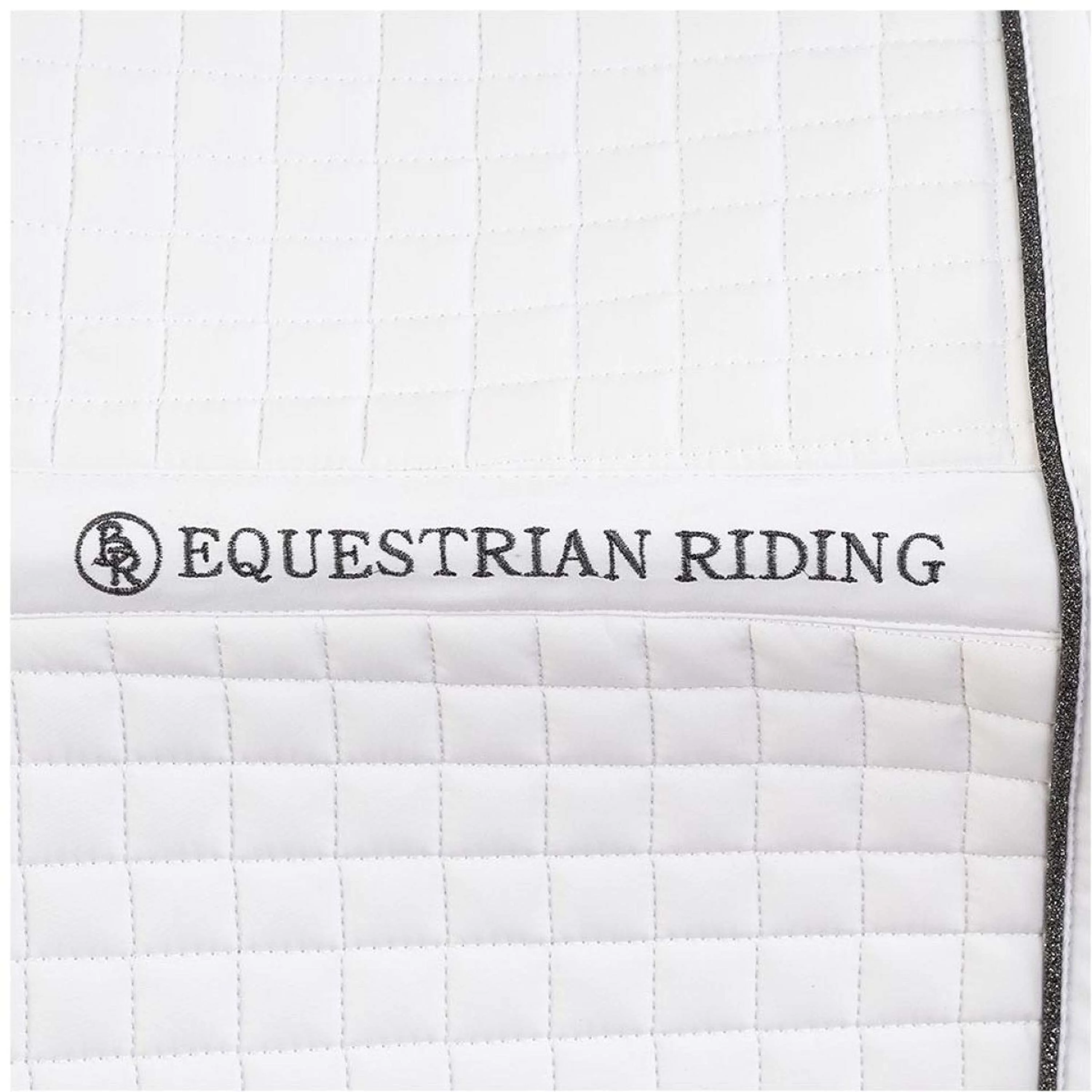 BR Tapis de Selle Trentino Dressage Blanc - Image 4