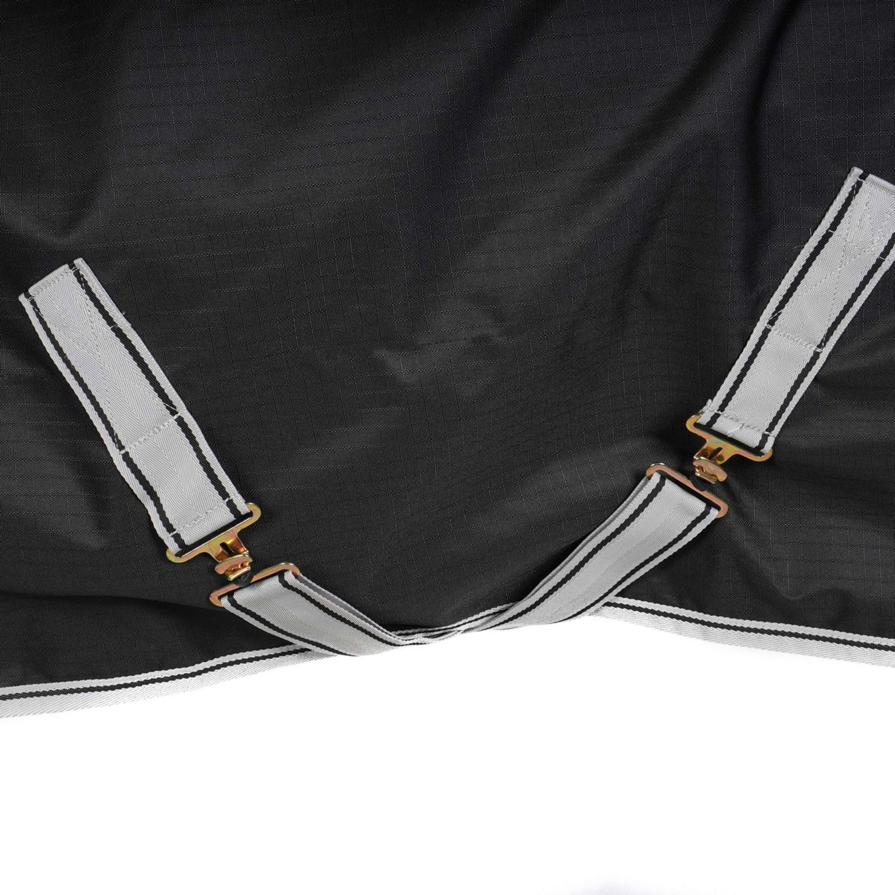 Bucas Anniversary Turnout Light Stay-Dry 0g Black/Silver - Image 6