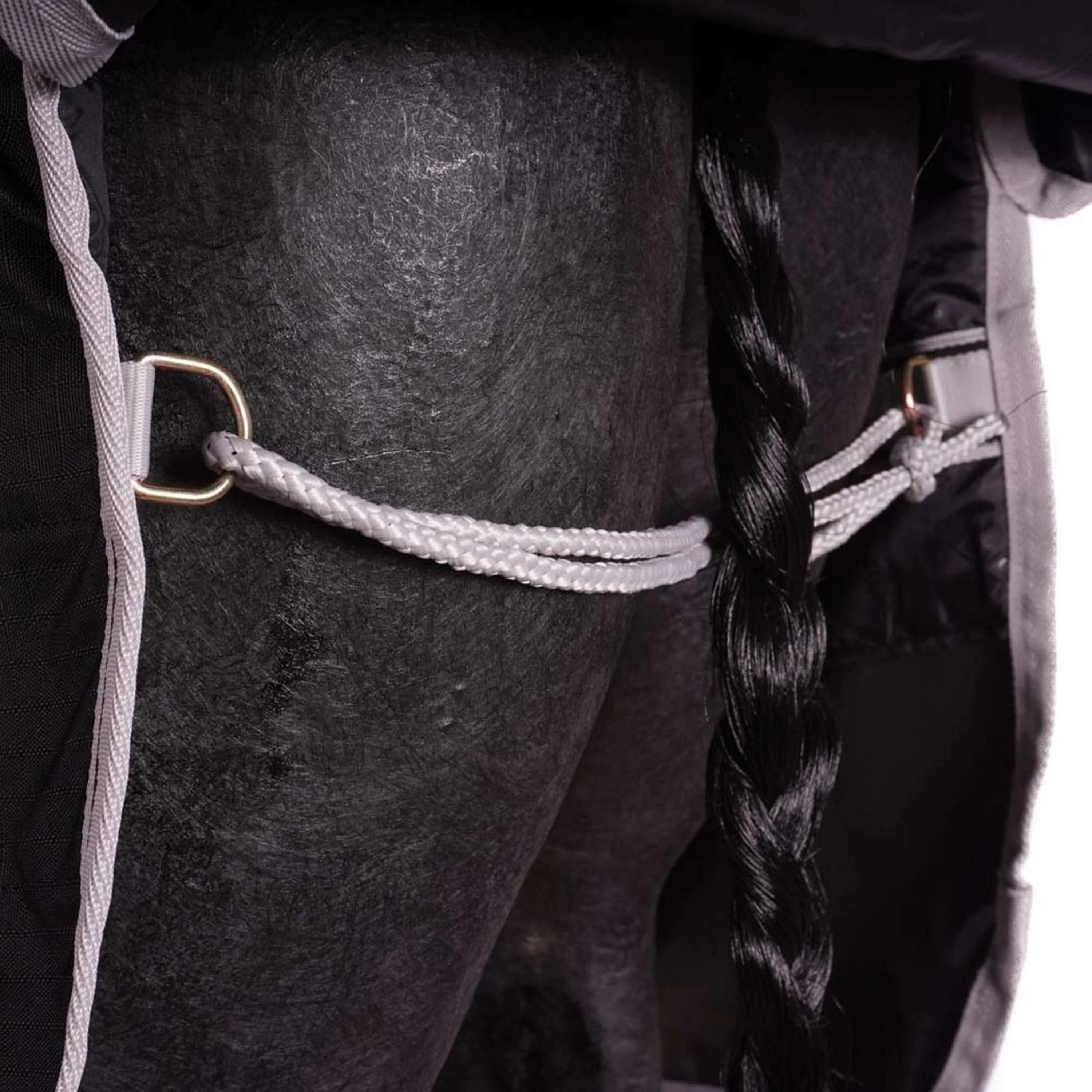 Bucas Anniversary Turnout Stay-Dry 150g Black/Silver - Image 7