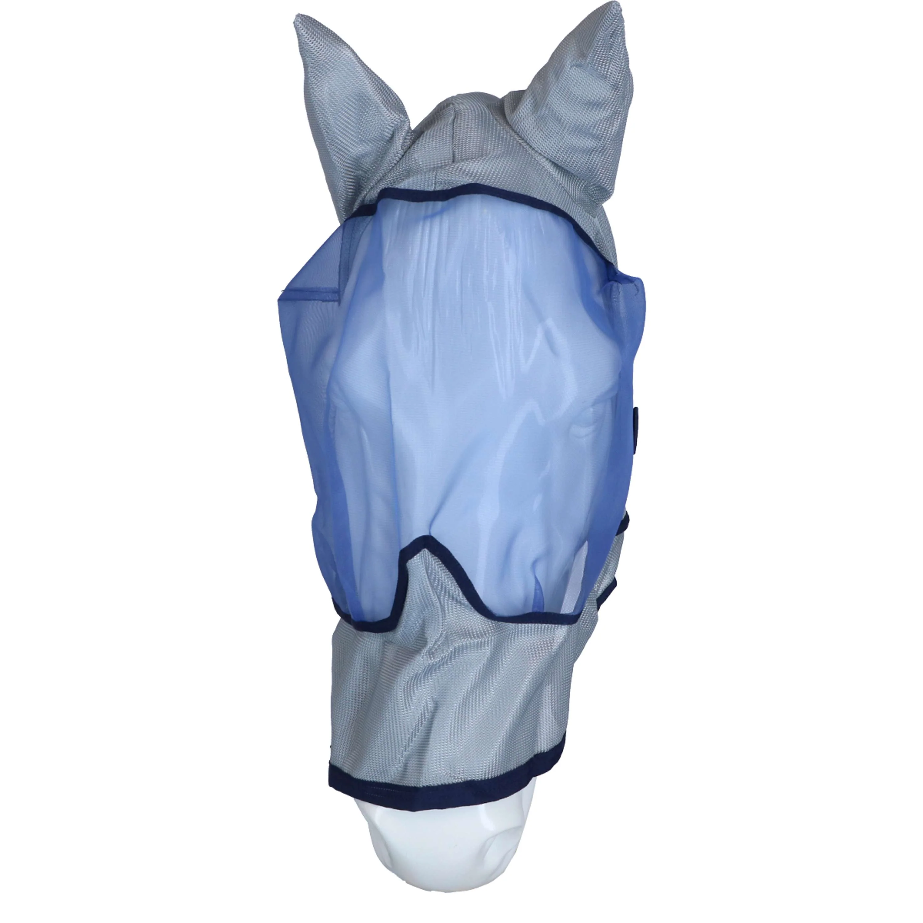 Bucas Buzz-Off Masque Anti-Mouches Deluxe avec Oreilles Bleu - Image 3