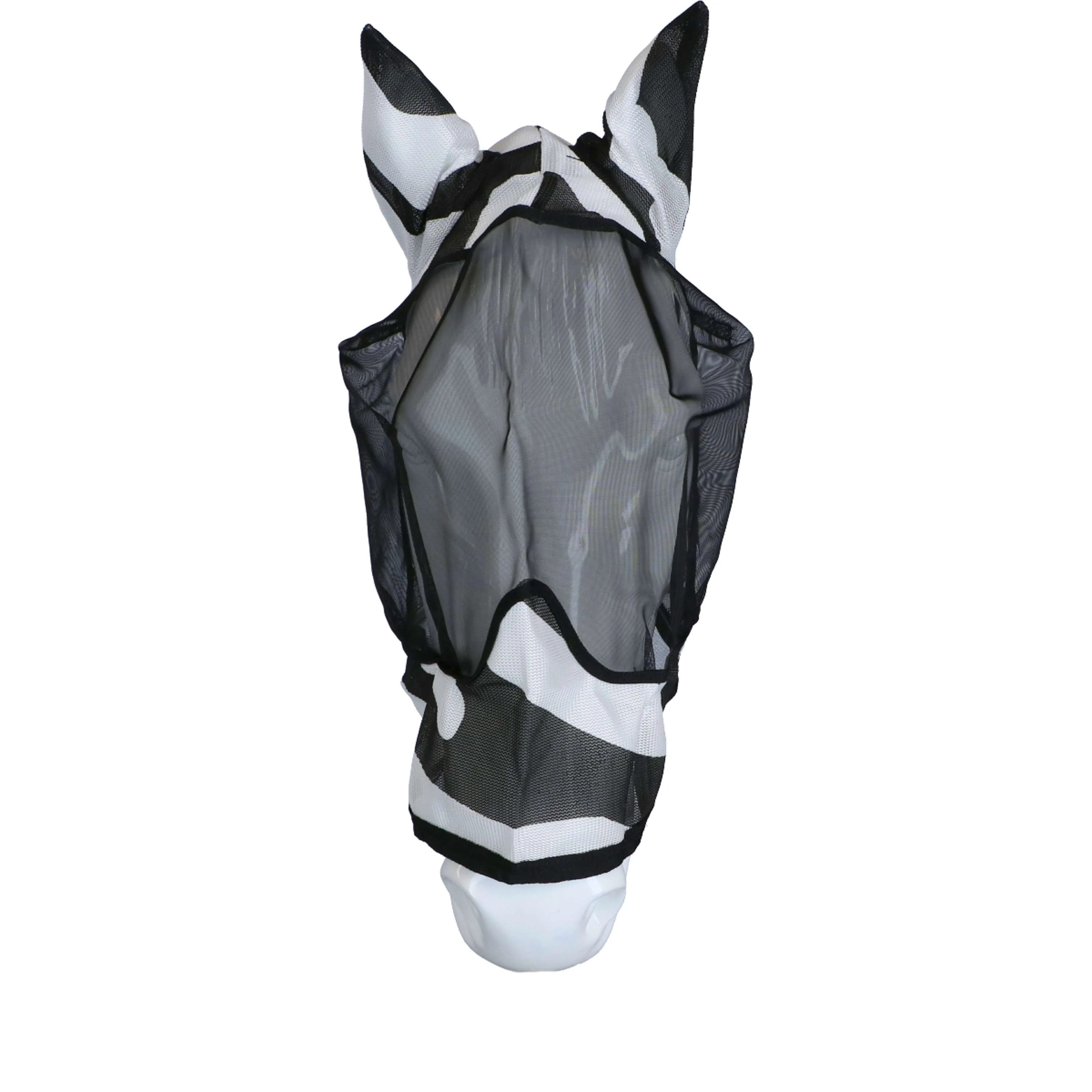 Bucas Buzz-Off Masque Anti-Mouches Deluxe avec Oreilles Zebra - Image 3
