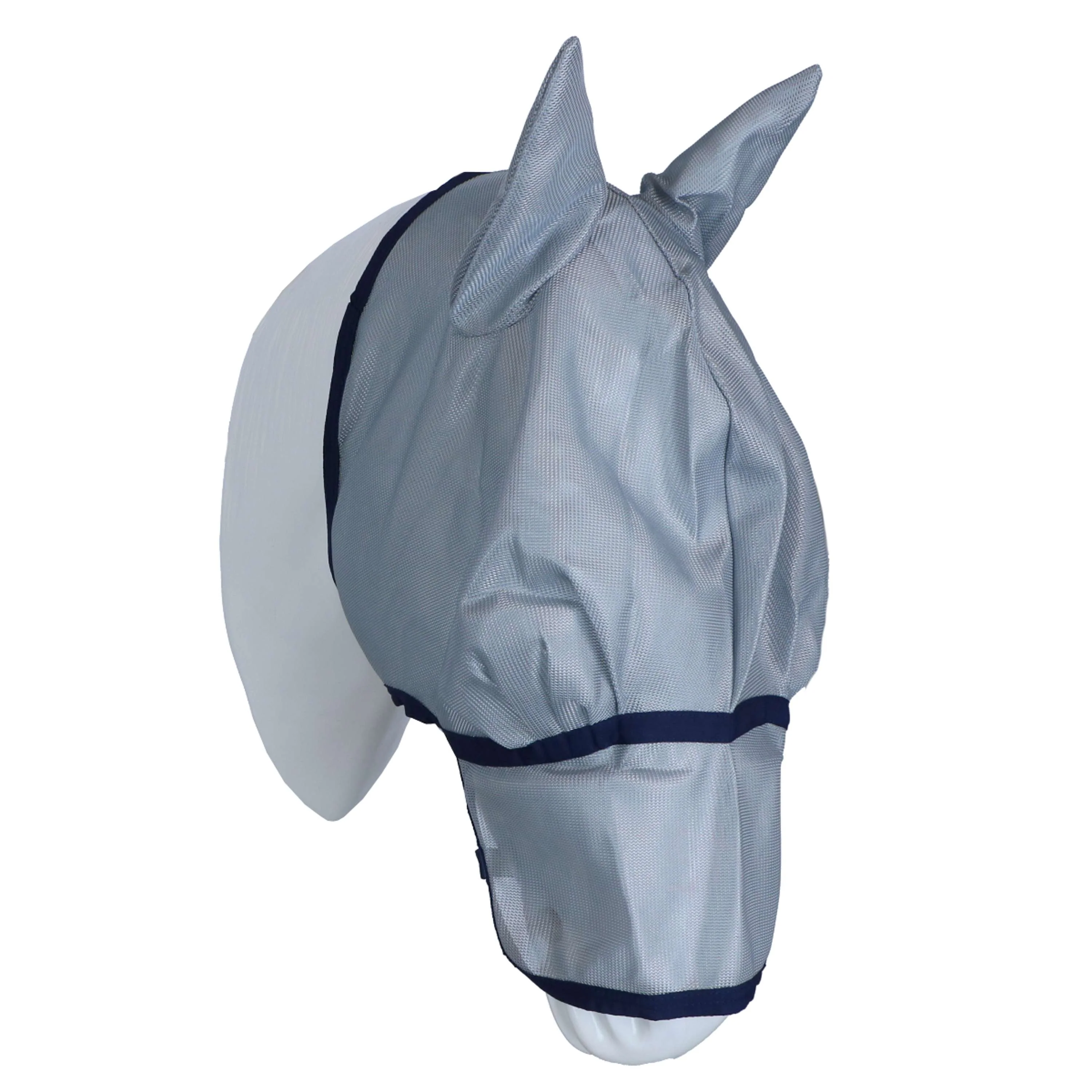 Bucas Buzz-Off Masque Anti-Mouches Extended Nose Bleu - Image 2