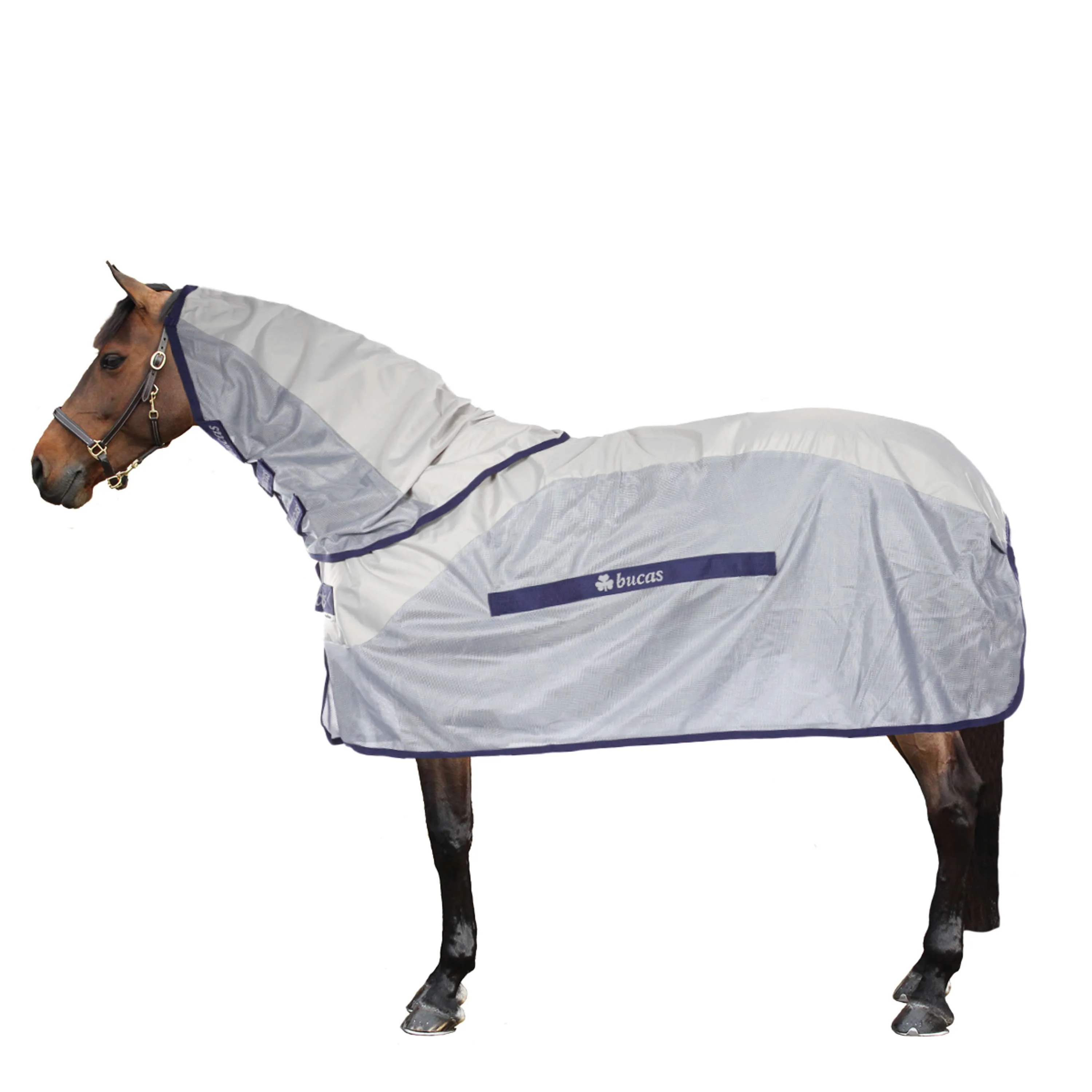 Bucas Buzz-Off Rain & Neck 0g Argent/Bleu - Image 3