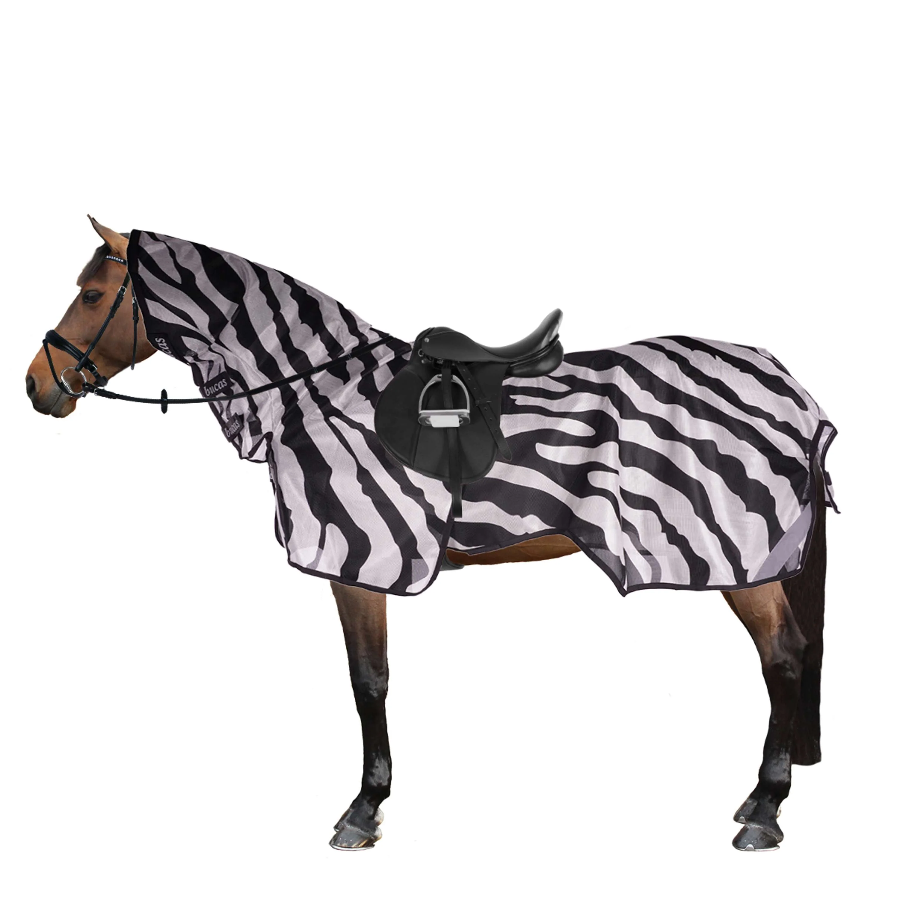 Bucas Buzz-Off Riding Zebra - Image 2