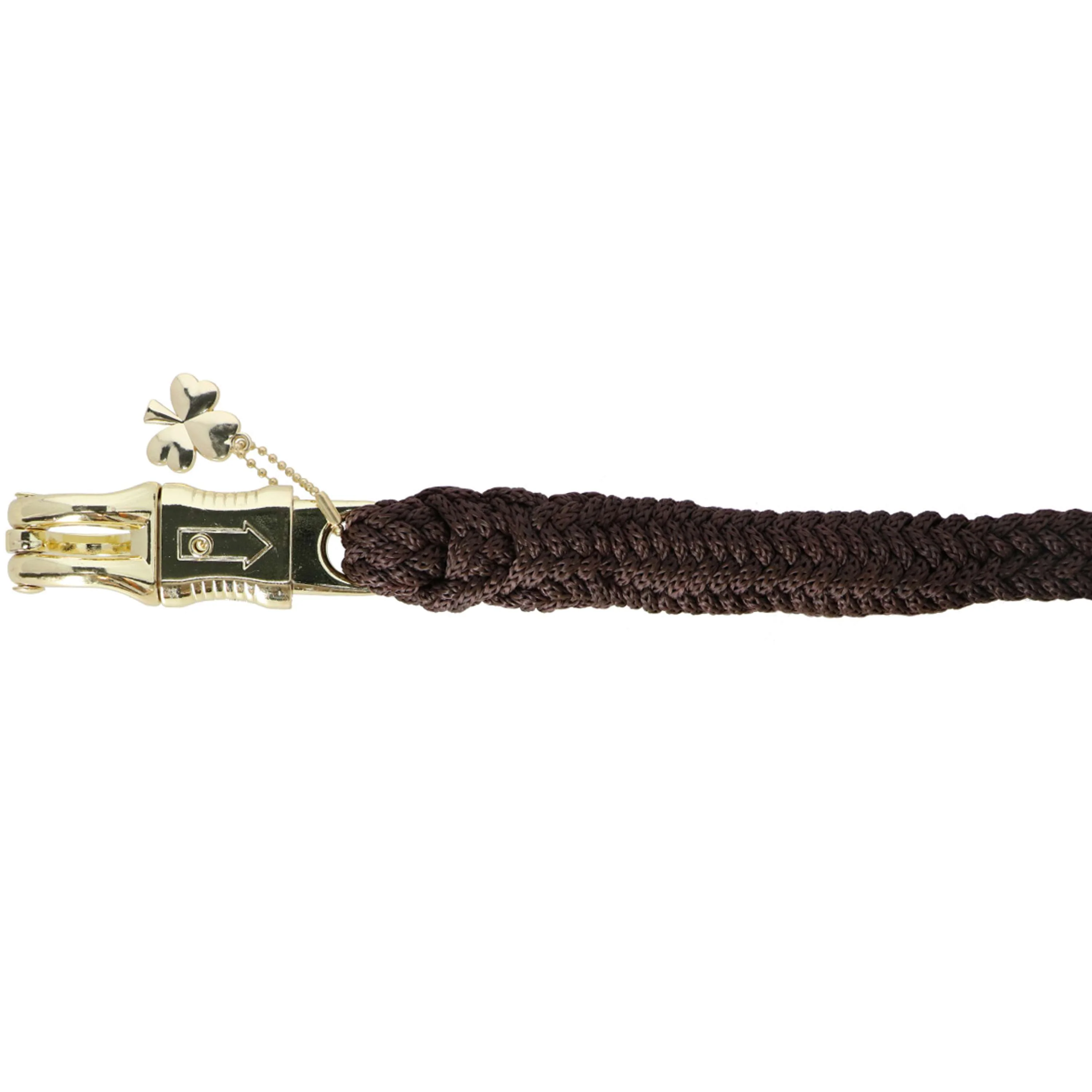 Bucas Corde pour Licol Comfort avec Crochet Panique Marron/Marron - Image 2