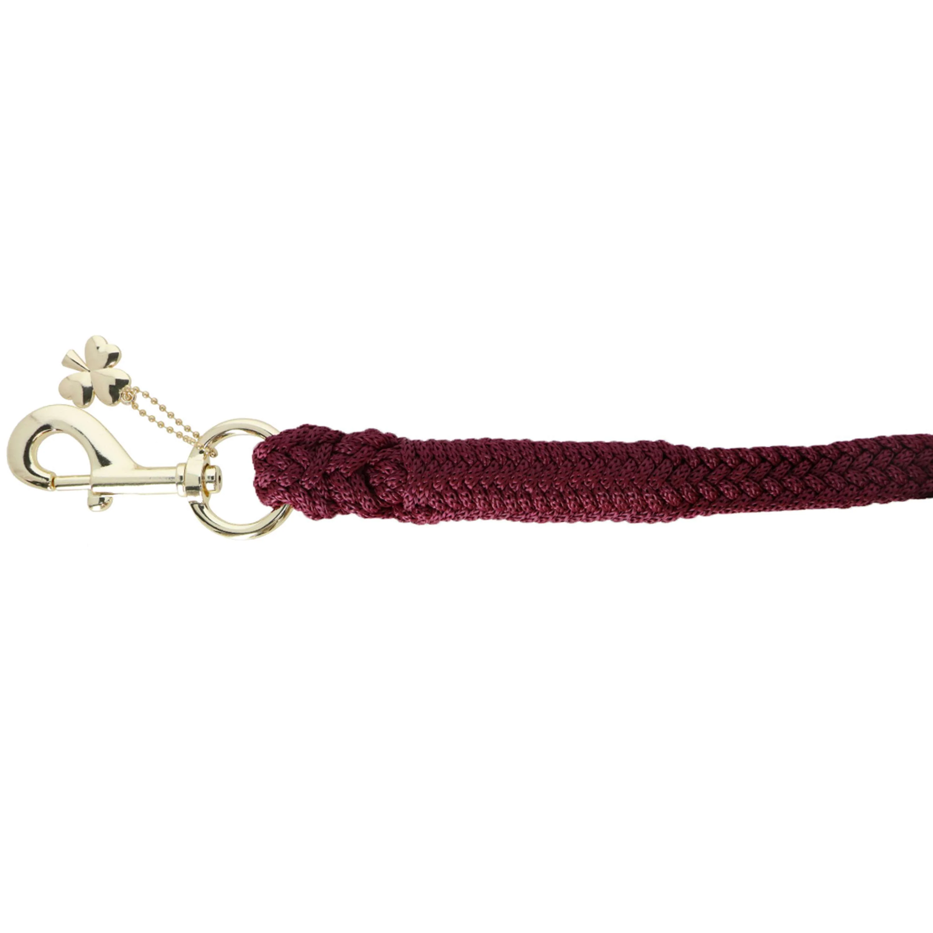 Bucas Corde pour Licol Show-Line avec Mousqueton Bordeaux - Image 2