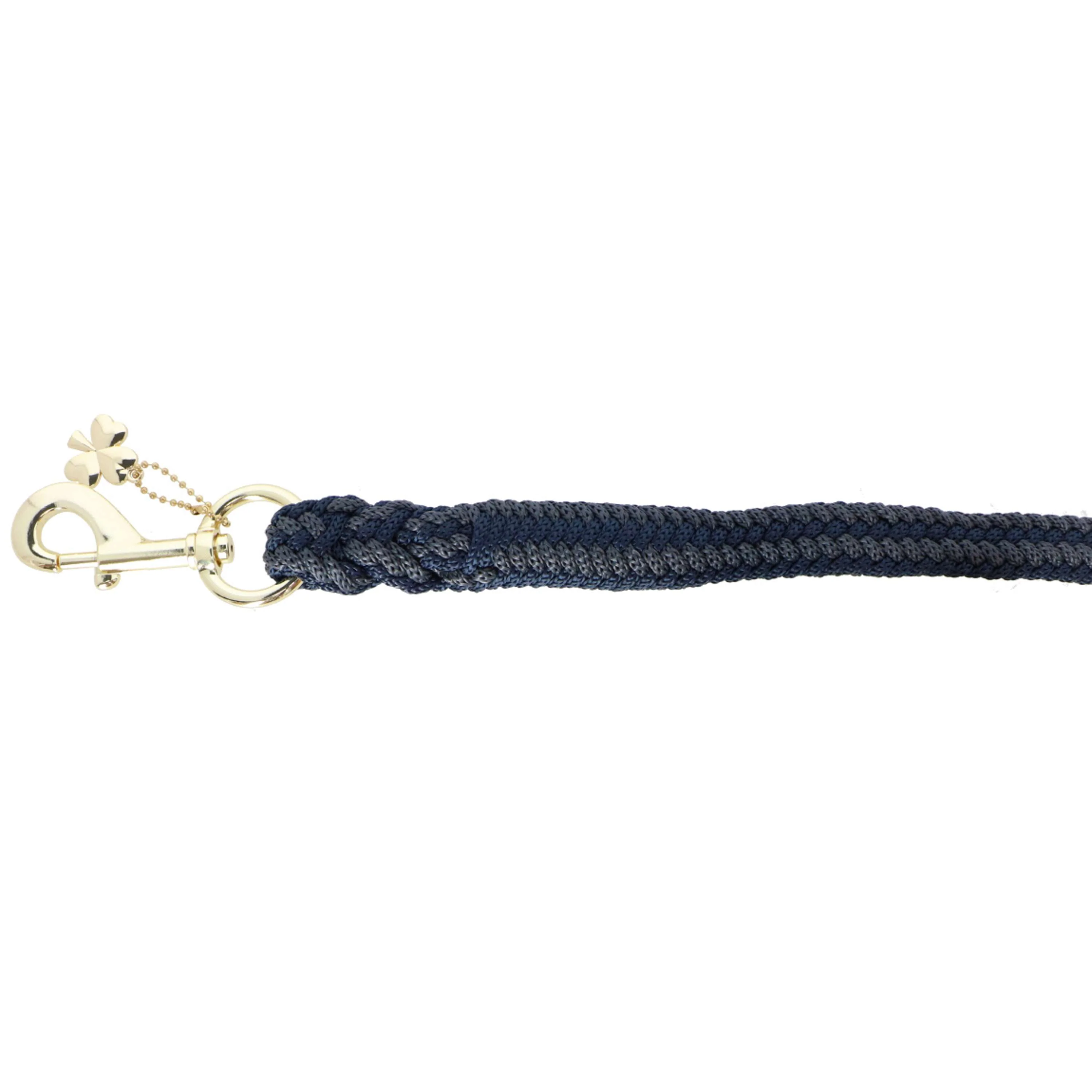 Bucas Corde pour Licol Show-Line avec Mousqueton Marine/Gris - Image 2
