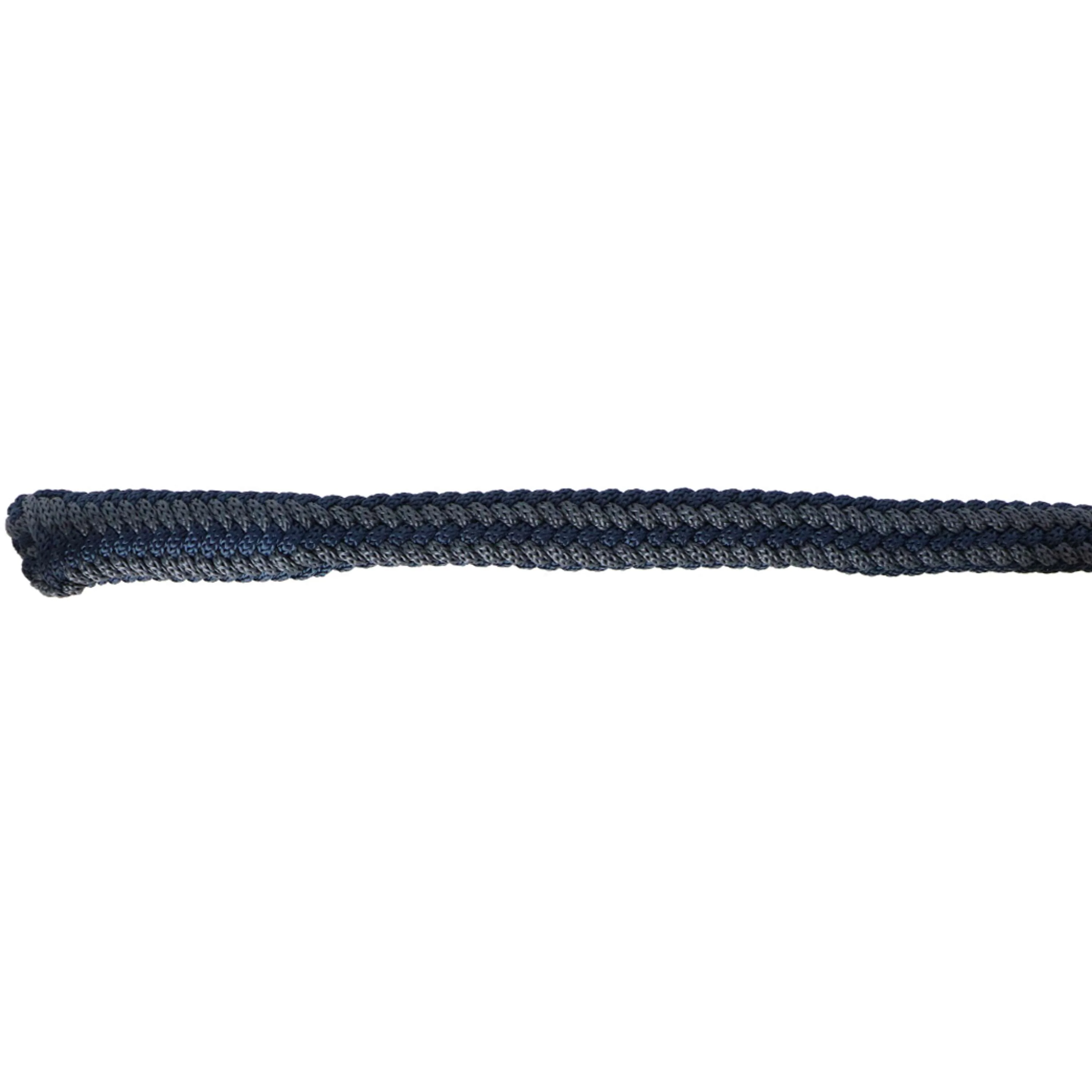Bucas Corde pour Licol Show-Line avec Mousqueton Marine/Gris - Image 3