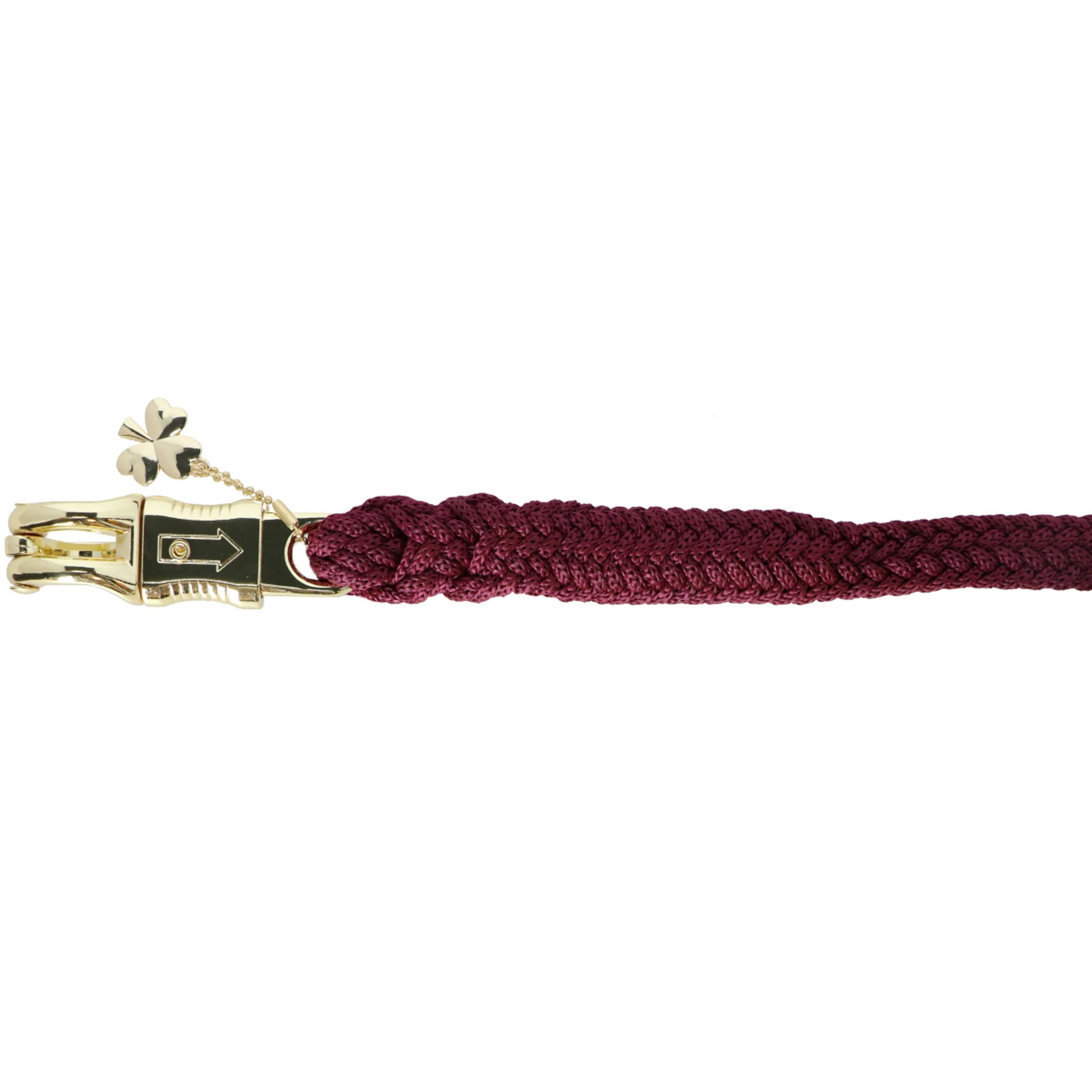Bucas Corde pour Licol Show-Line Comfort avec Crochet Panique Bordeaux - Image 2