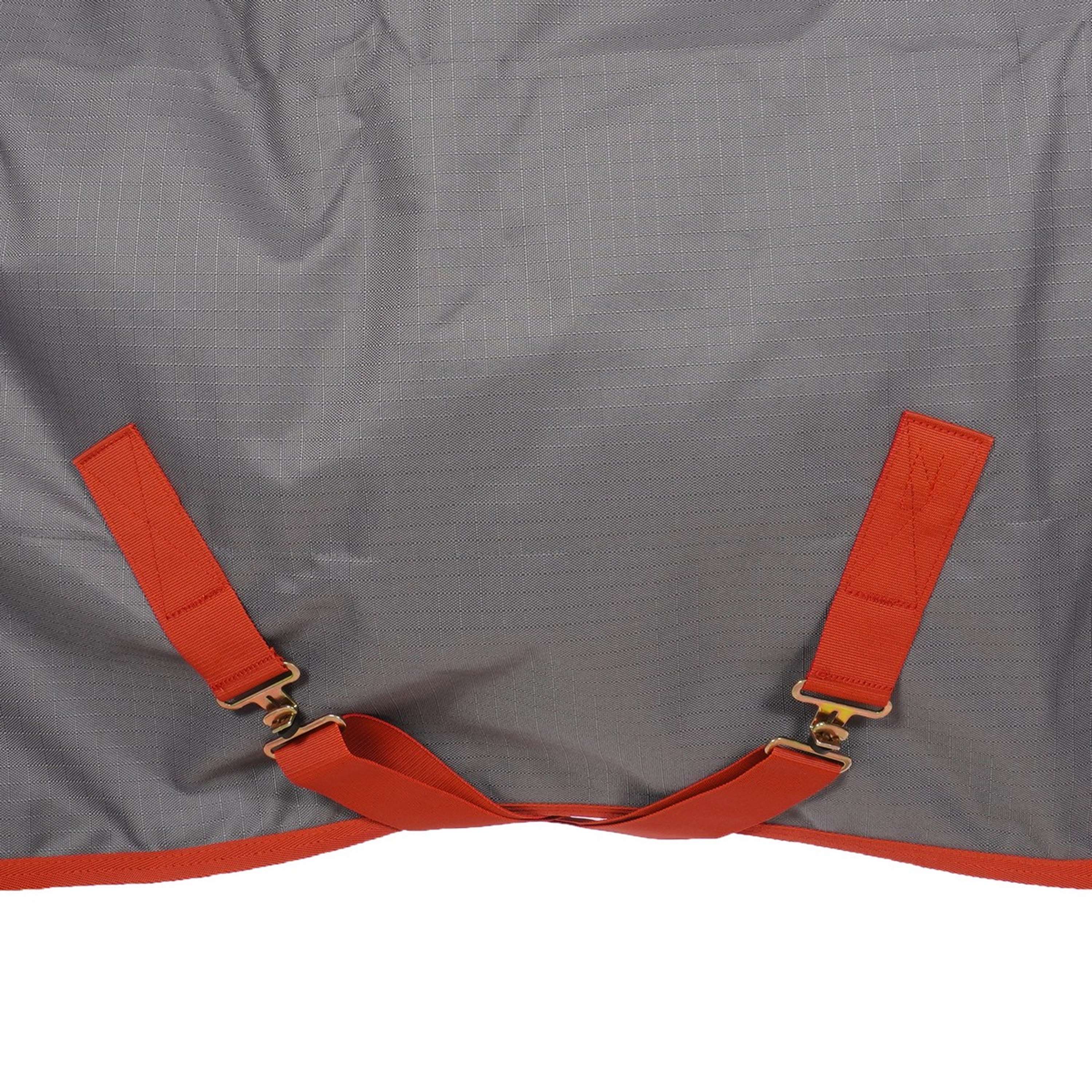 Bucas Irish Turnout 150g Gris/Rouge - Image 6