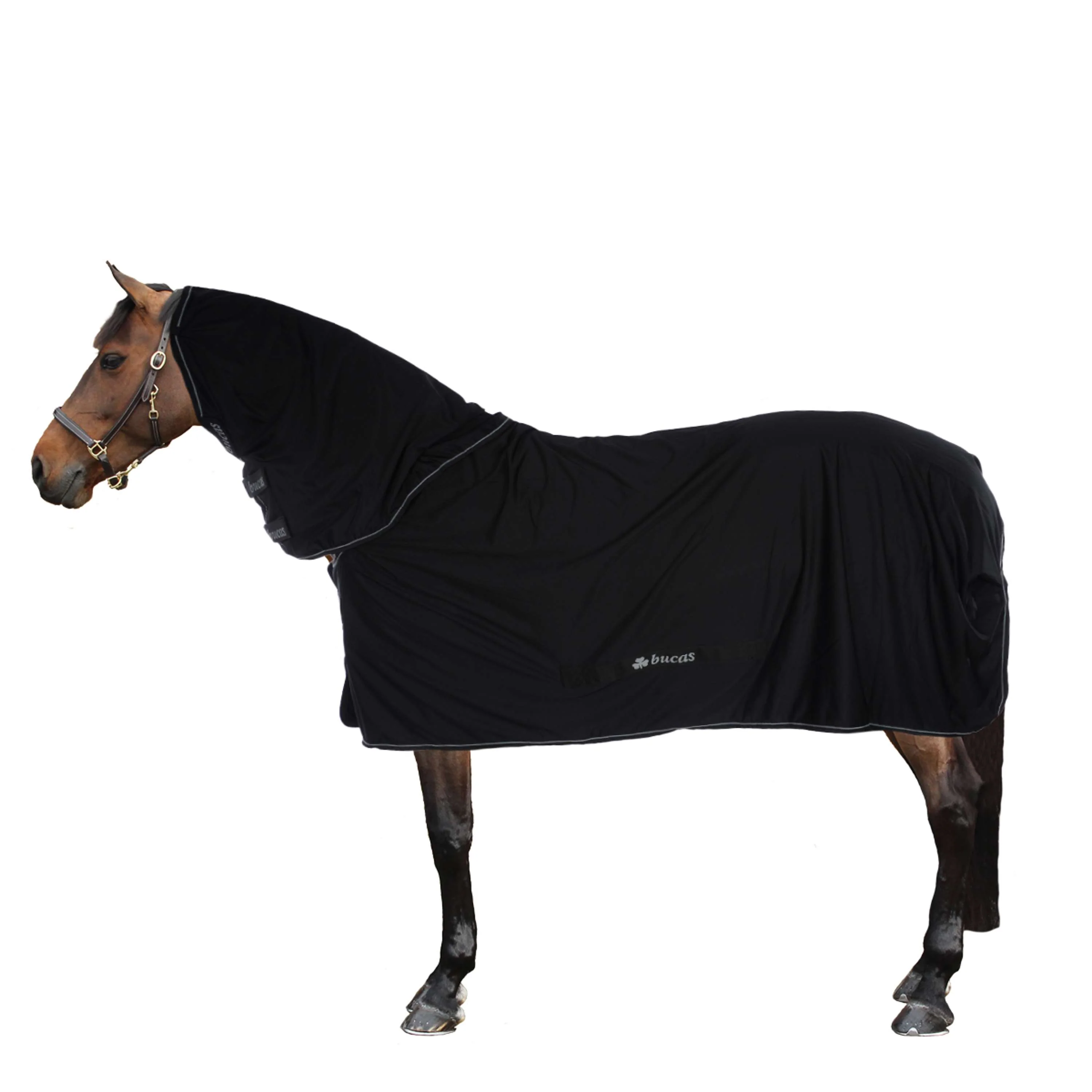 Bucas Power Cooler & Neck Black/Silver - Image 2