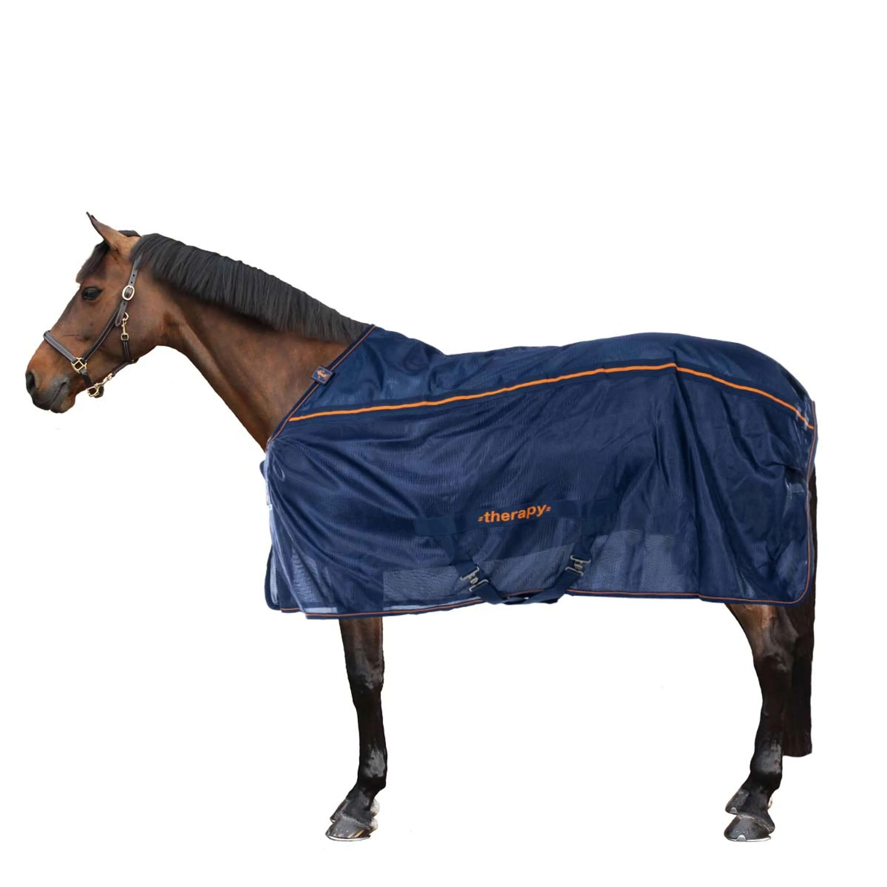 Bucas Therapy Mesh Cooler Bleu Marine/Orange - Image 3