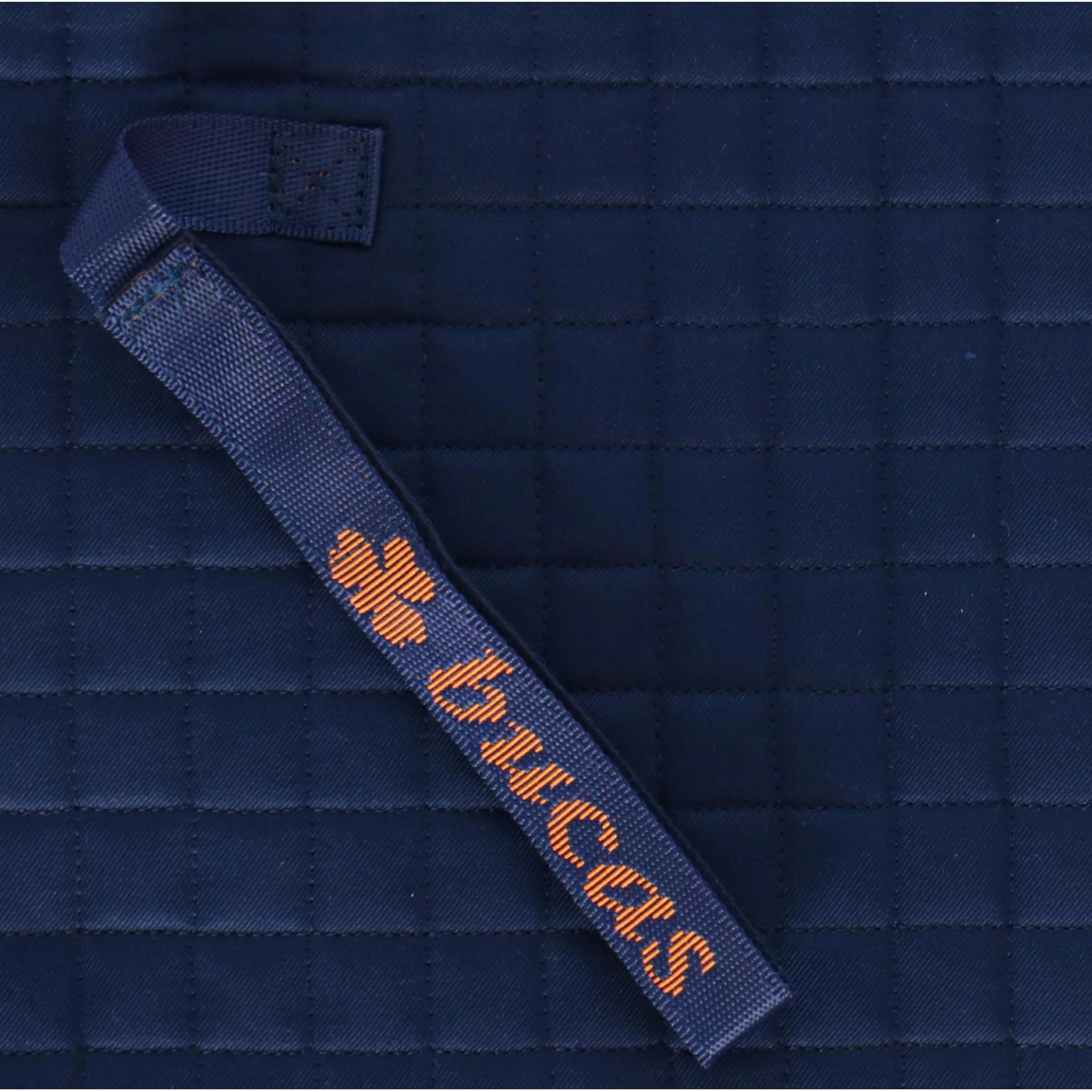 Bucas Therapy Tapis de Selle Dressage Bleu Marine/Orange - Image 3