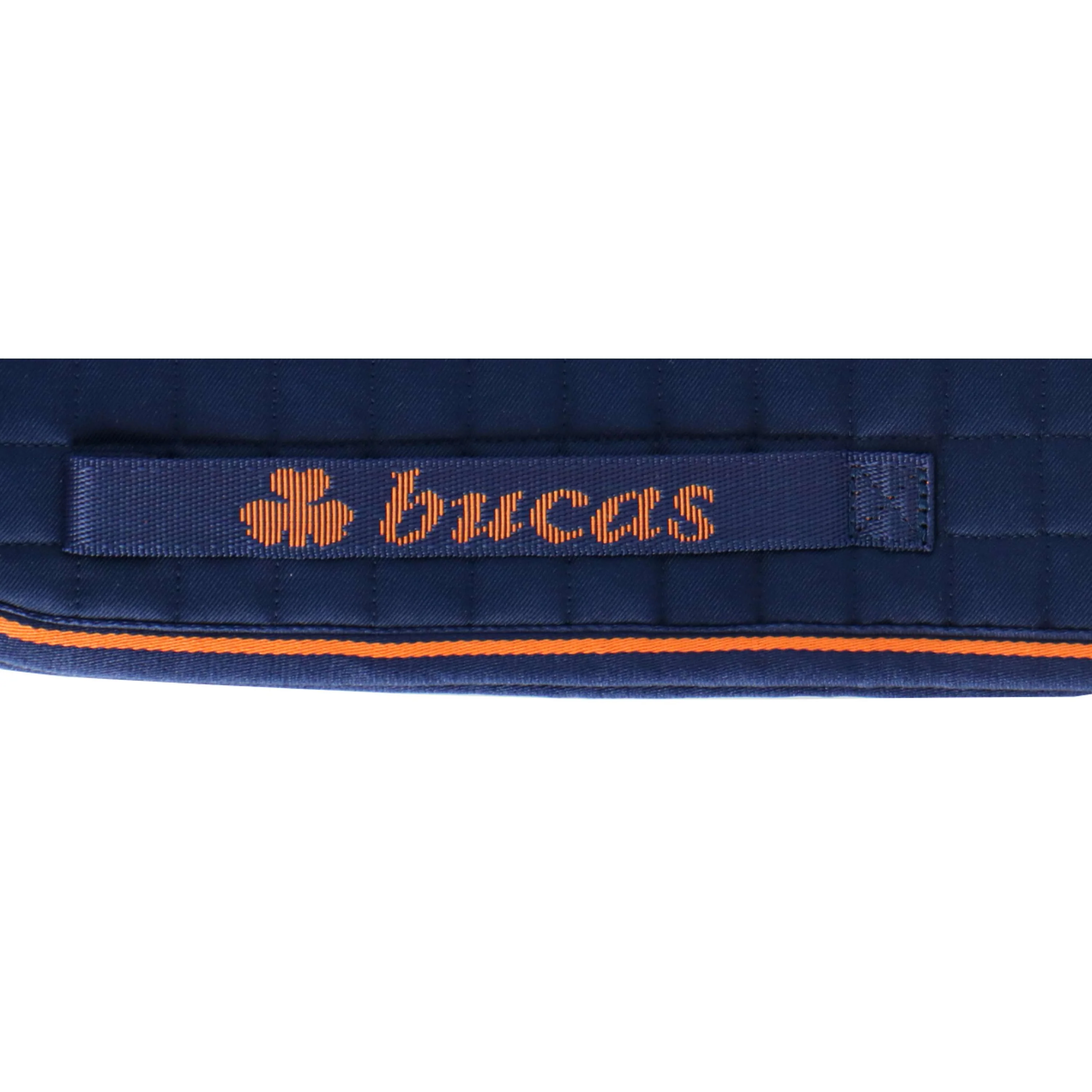 Bucas Therapy Tapis de Selle Dressage Bleu Marine/Orange - Image 4